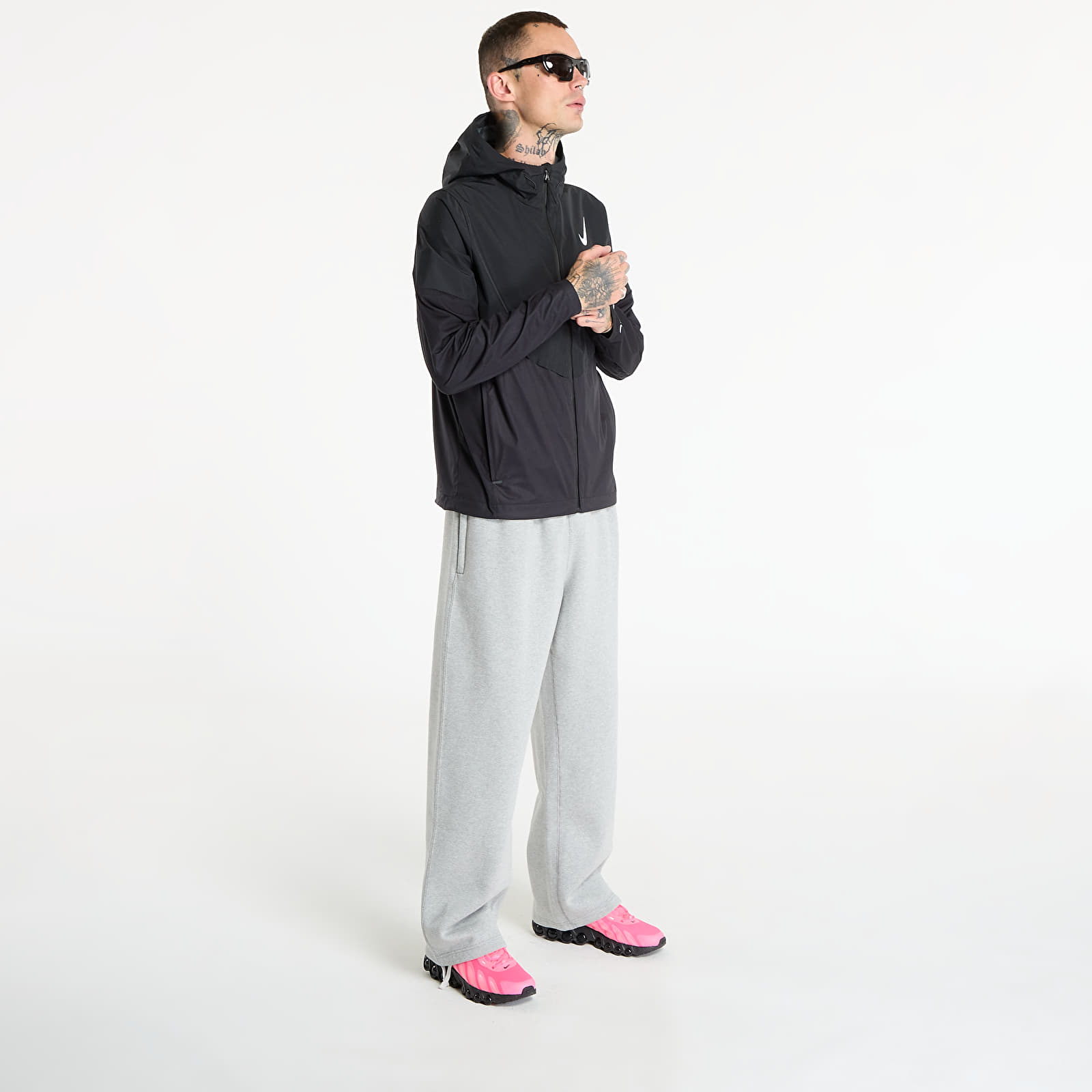 Pánské bundy Nike AeroSwift Men's Storm-FIT Aerogami Running Jacket Black/ Summit White