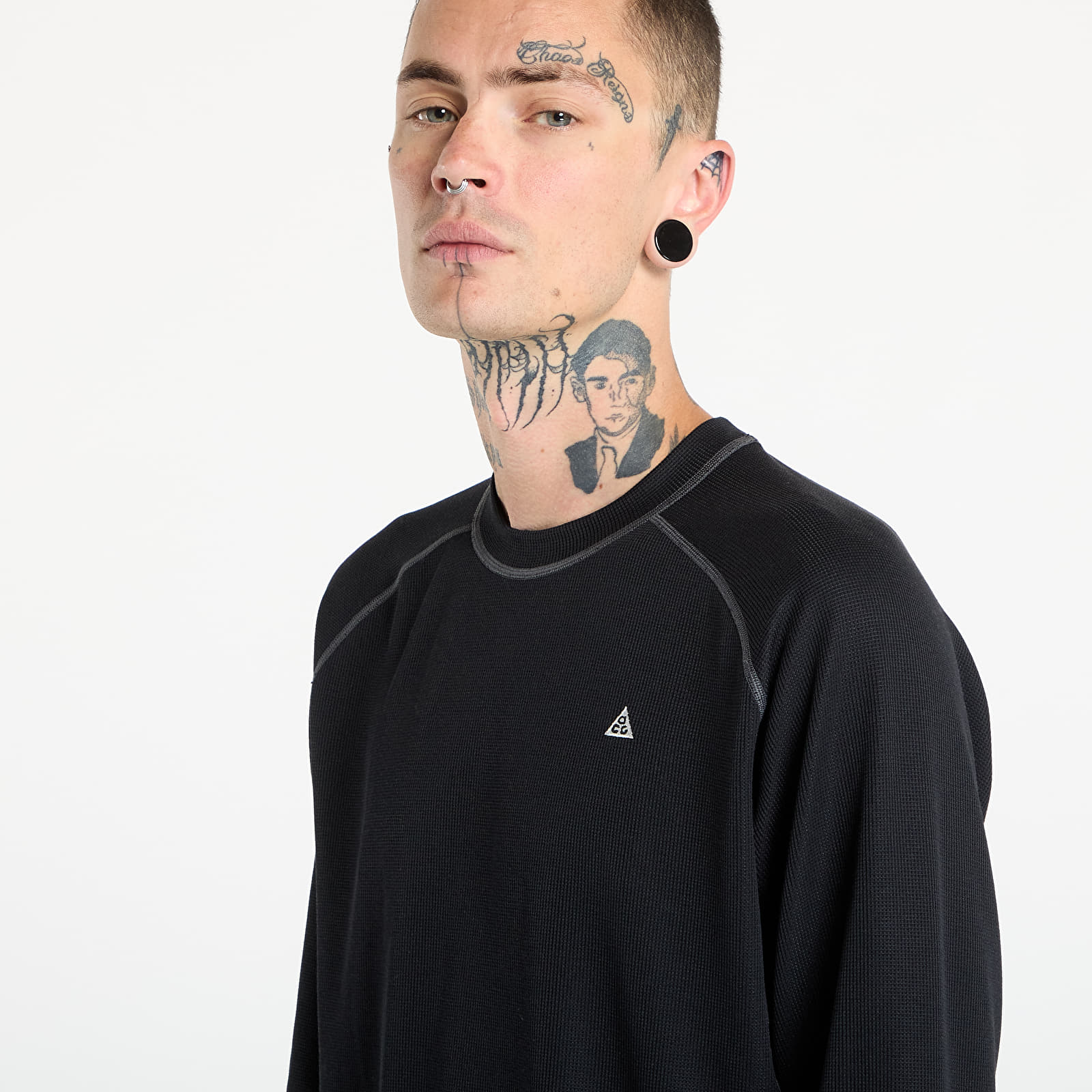 Muške majice kratkih rukava Nike ACG "Chinati" Men's Dri-FIT ADV Long-Sleeve Top Black/ Anthracite/ Summit White