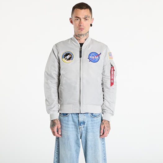 Alpha Industries MA-1 VF Vintage Fit NASA Pastel Grey