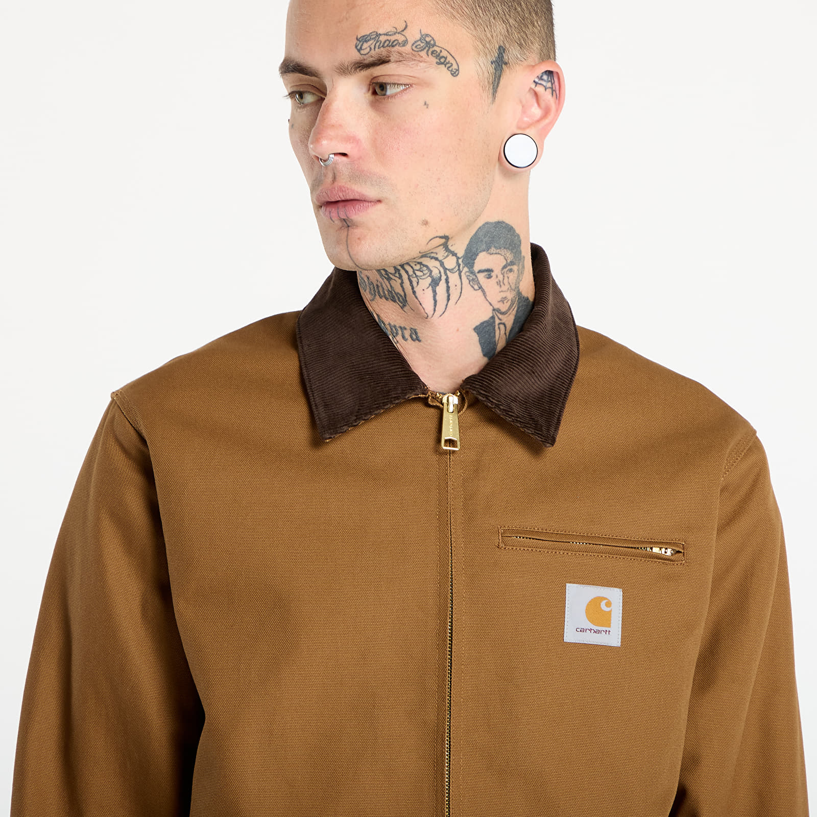 Pánské bundy Carhartt WIP Detroit Jacket UNISEX Hamilton Brown/ Tobacco Rigid