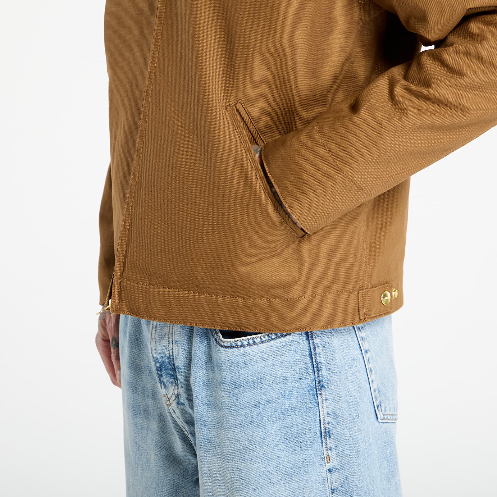 Pánské bundy Carhartt WIP Detroit Jacket UNISEX Hamilton Brown/ Tobacco Rigid