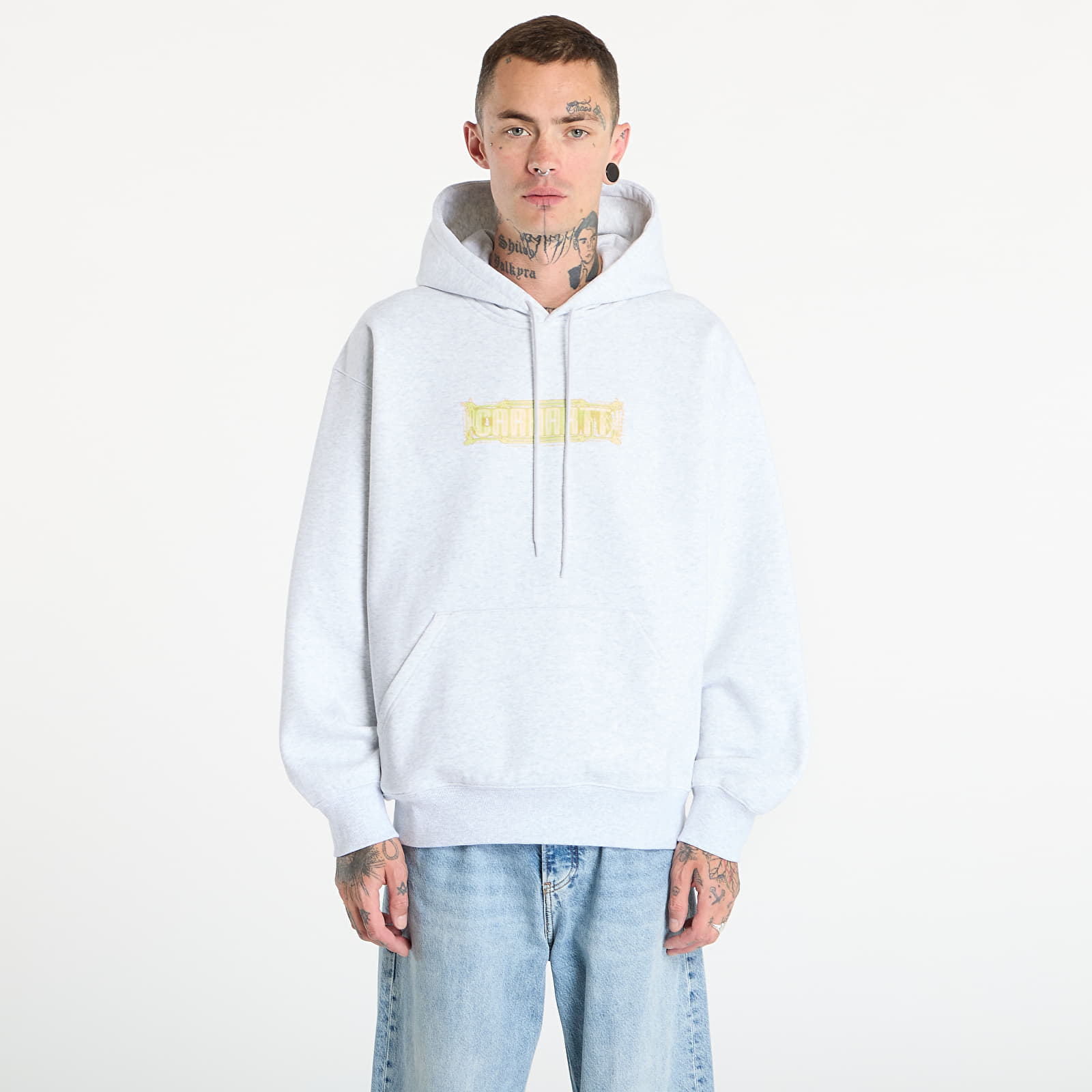 Чоловічі худі Carhartt WIP Hooded Electric Boogie Sweat UNISEX Ash Heather