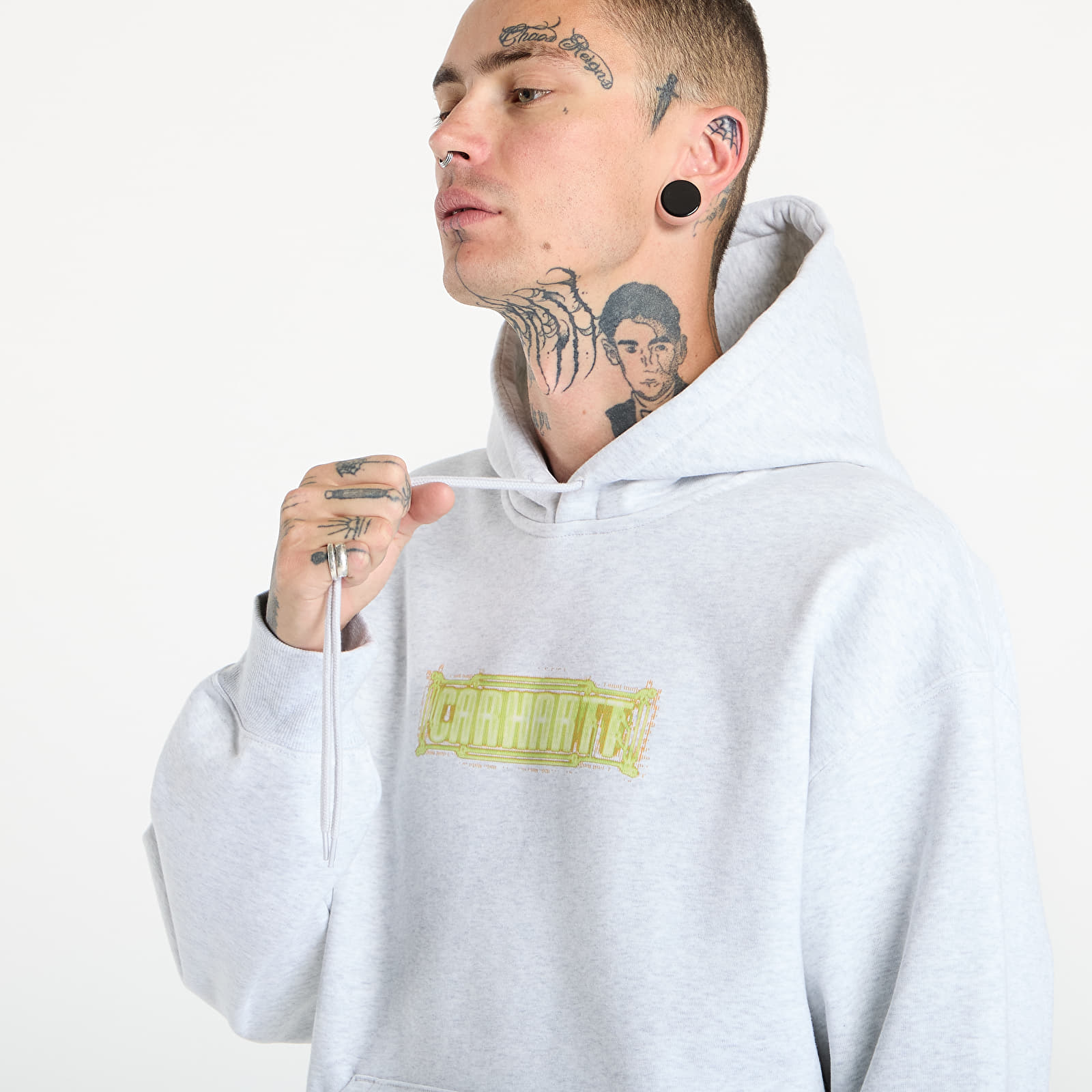 Чоловічі худі Carhartt WIP Hooded Electric Boogie Sweat UNISEX Ash Heather