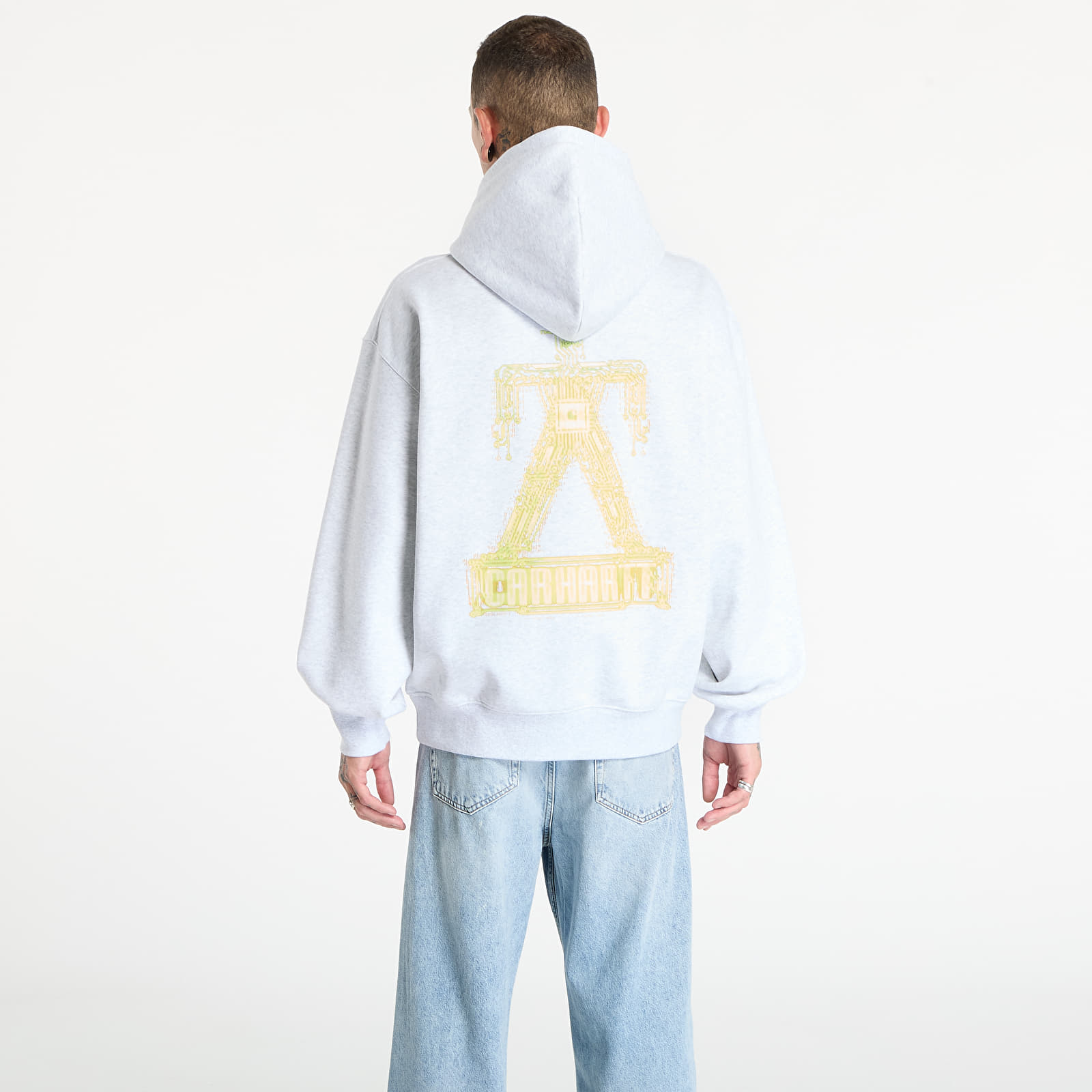 Чоловічі худі Carhartt WIP Hooded Electric Boogie Sweat UNISEX Ash Heather
