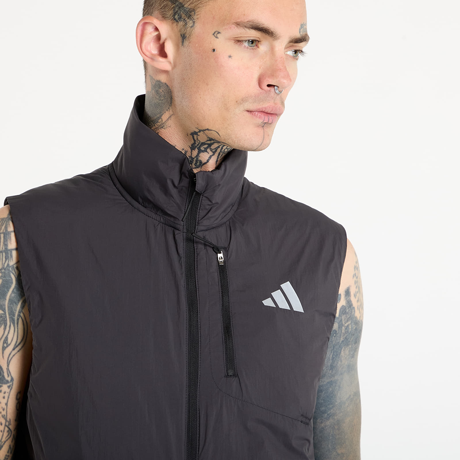 Muški prsluci adidas Adi365 Running CLIMAWARM Vest Black