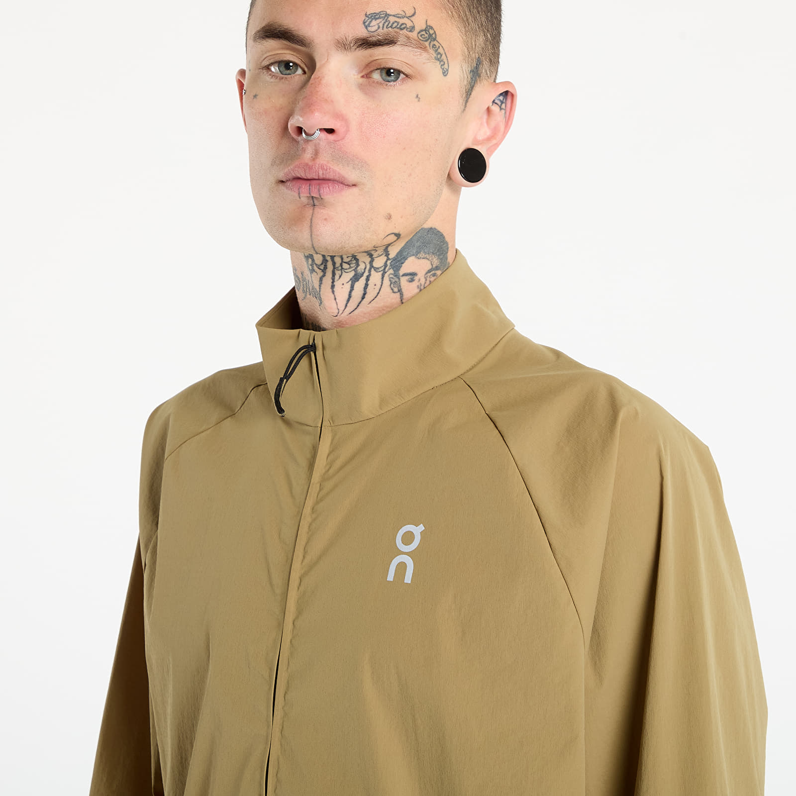 Vestes pour hommes On All-Day 1/2 Zip Jacket Beige/ Khaki