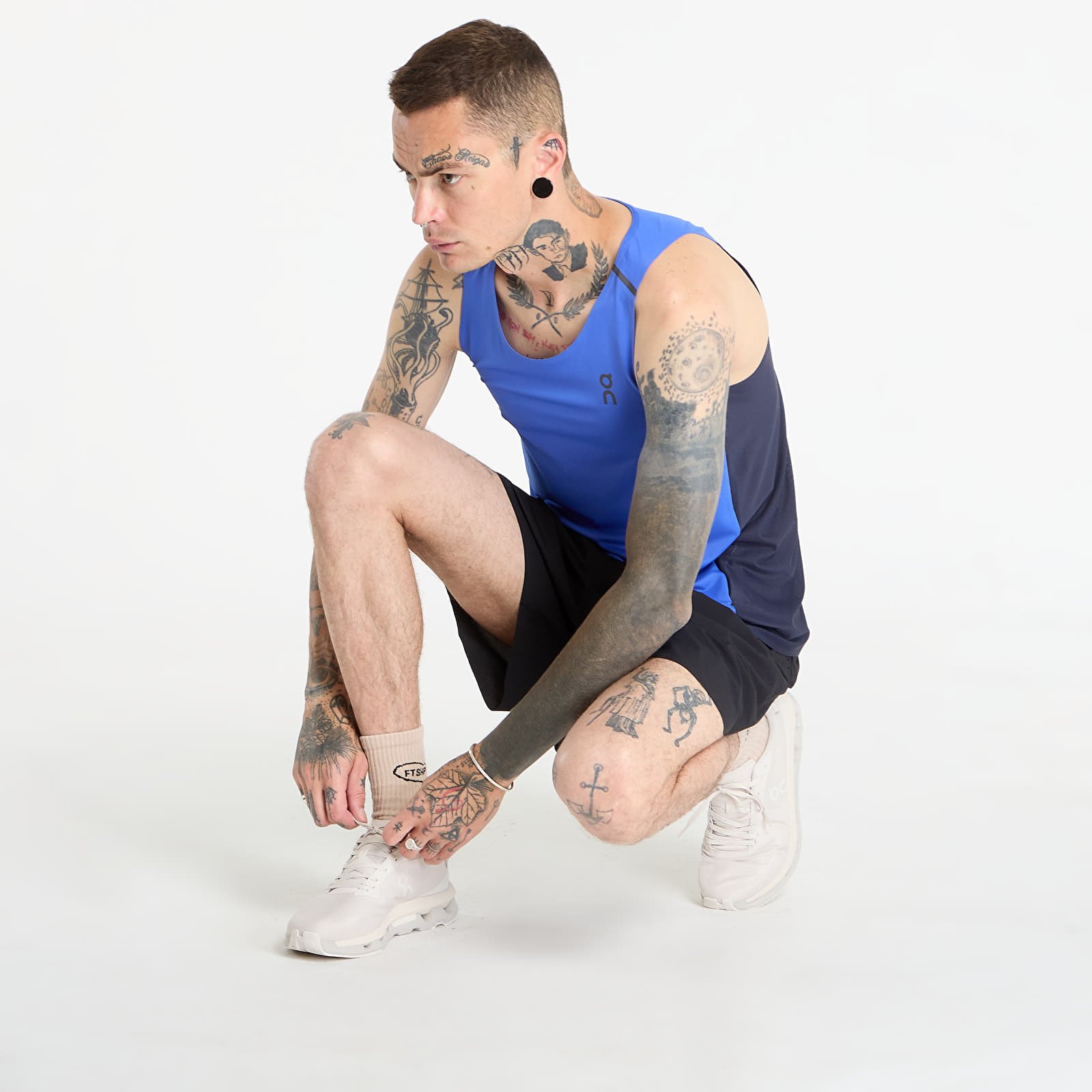 Ανδρικά Tank tops On Performance Tank Blue