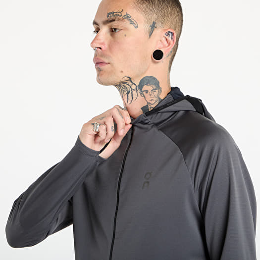 On Climate Zip Hoodie Grey | Queens
