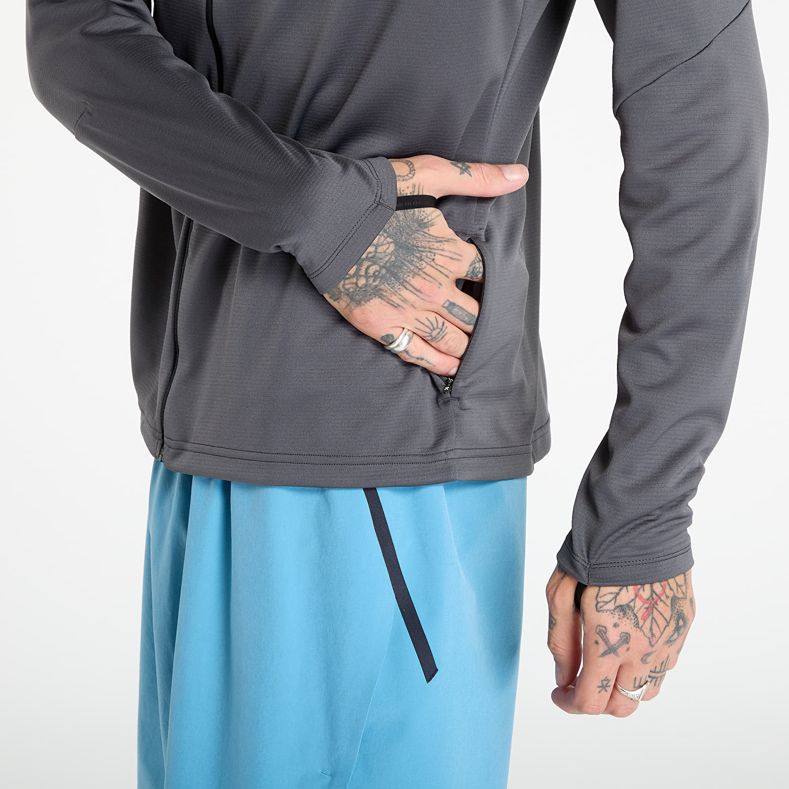 Hoodies voor heren On Climate Zip Hoodie Grey