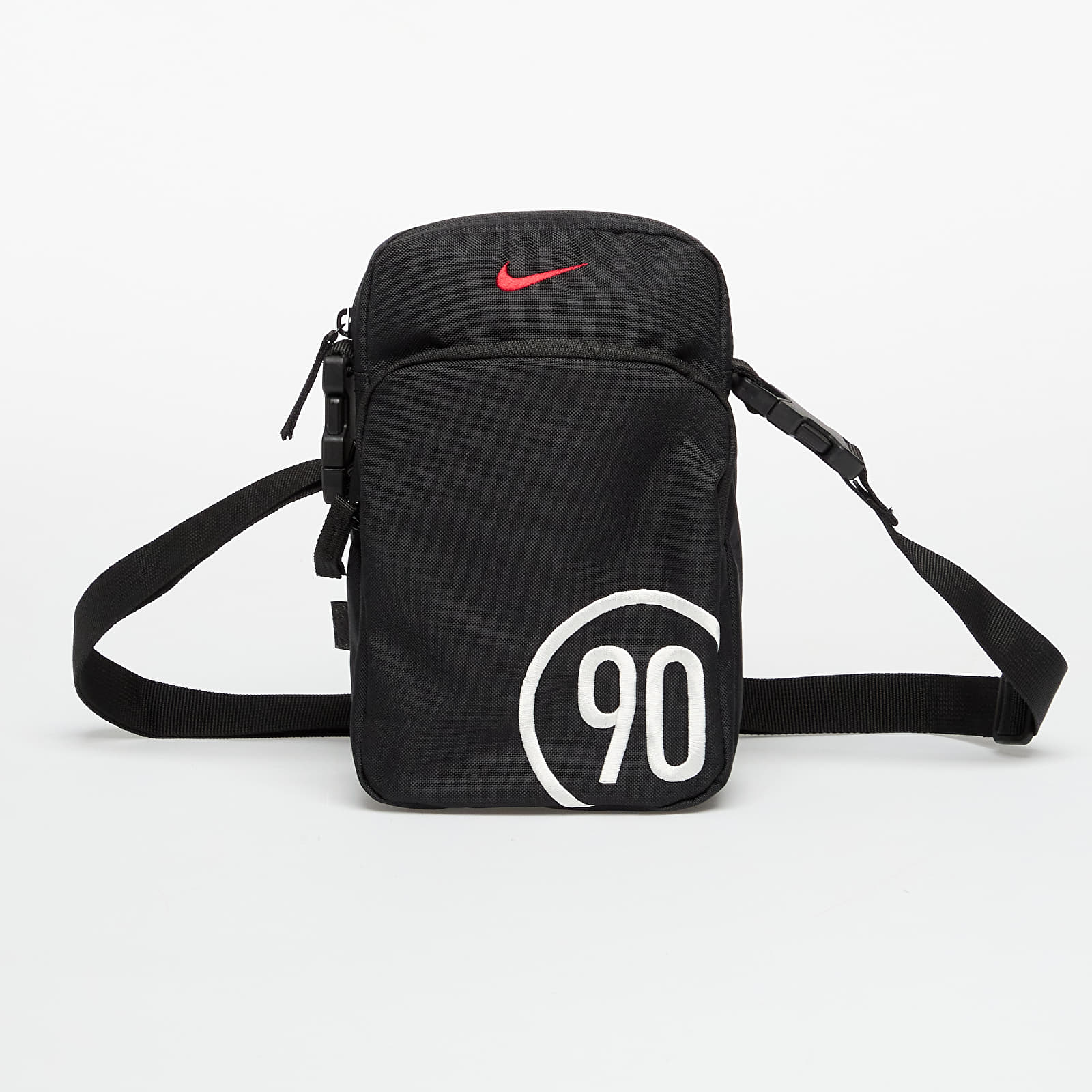 Muške torbe preko ramena Nike Heritage Total 90 Crossbody Bag (4L) Black/ Black/ Gym Red