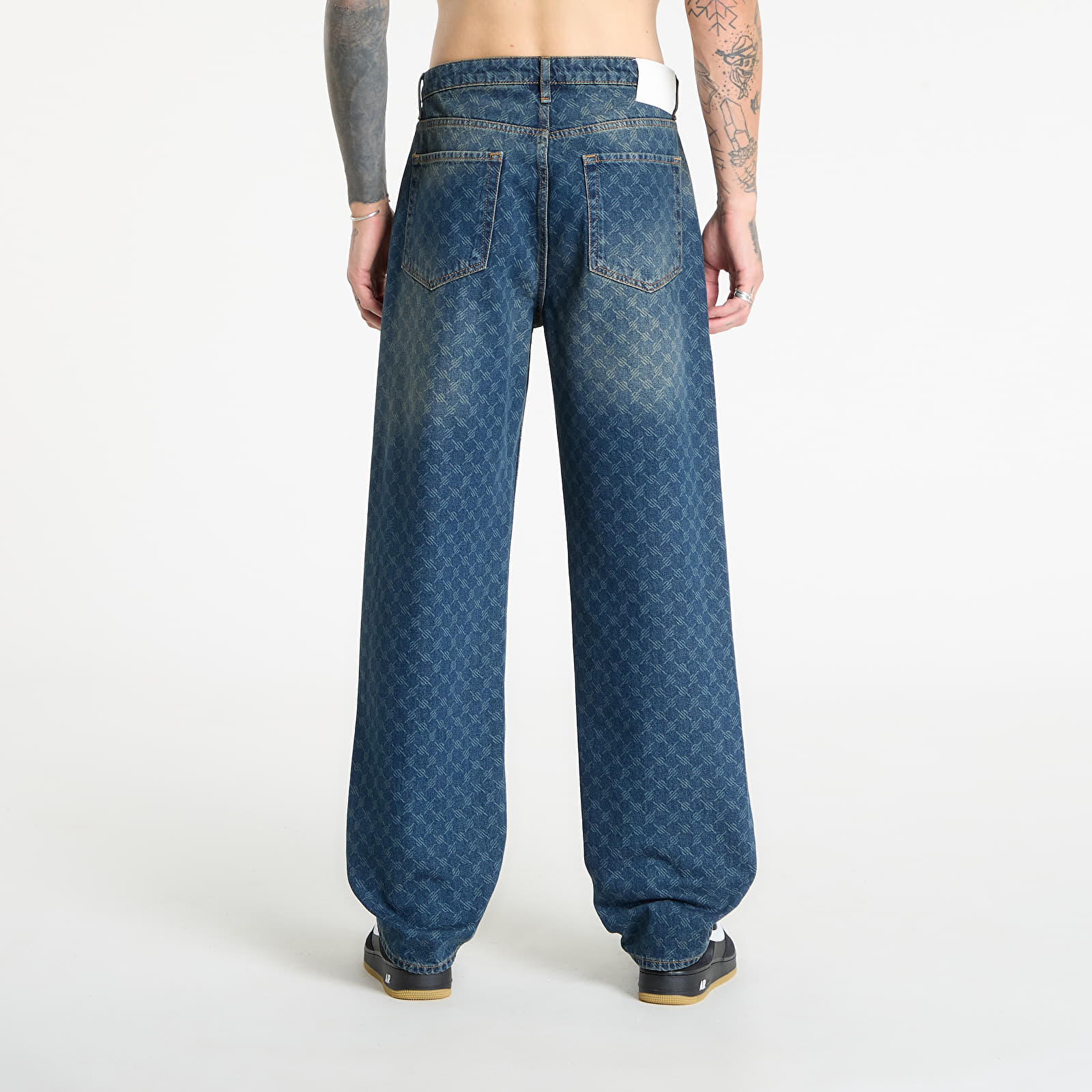 Jeans voor heren Daily Paper Amba Monogram Jeans Sand Blue