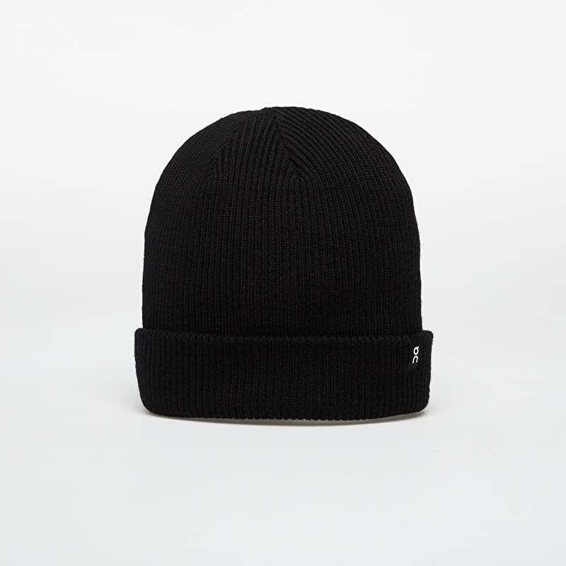 Bonnet On Merino Beanie Black