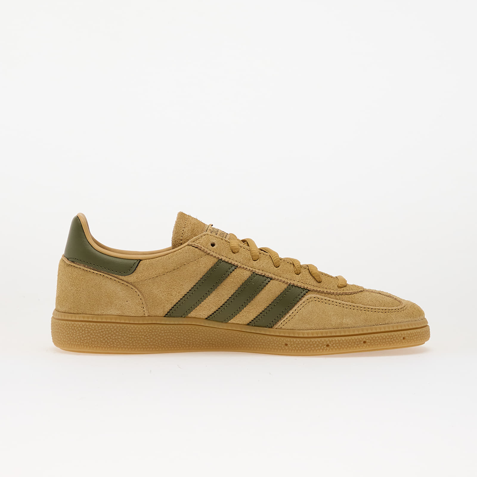 Pánské tenisky a boty adidas Handball Spezial Gold Beige/ Focus Olive/ Gum