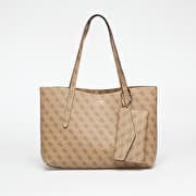 GUESS Brenton Tote Latte Logo