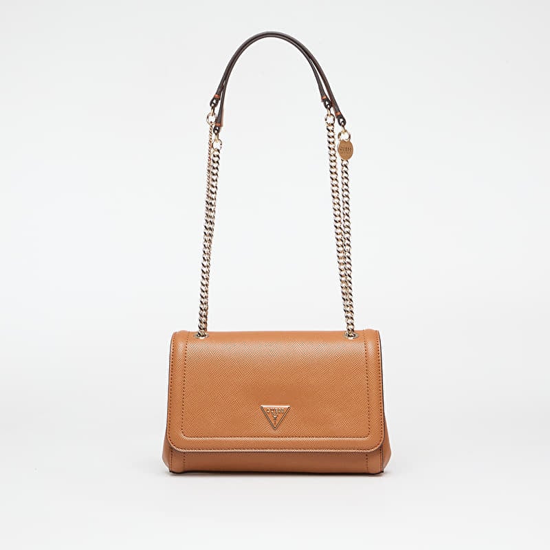 GUESS Noelle II Convertible Cross Body Flap Light Cognac