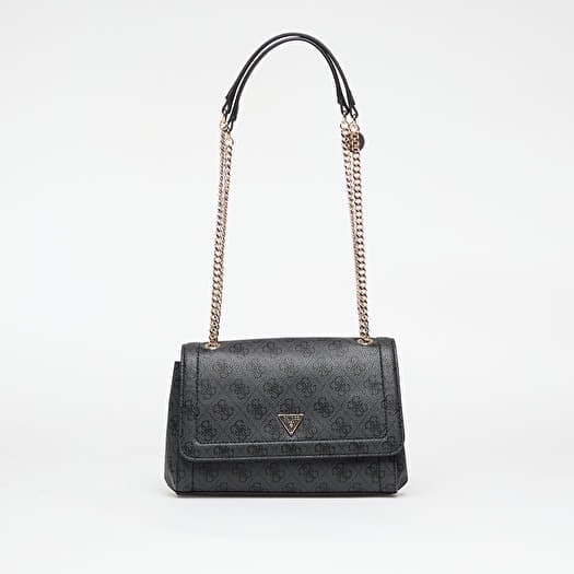 GUESS Noelle Ii Cnvrtble Xbody Flap Coal Logo