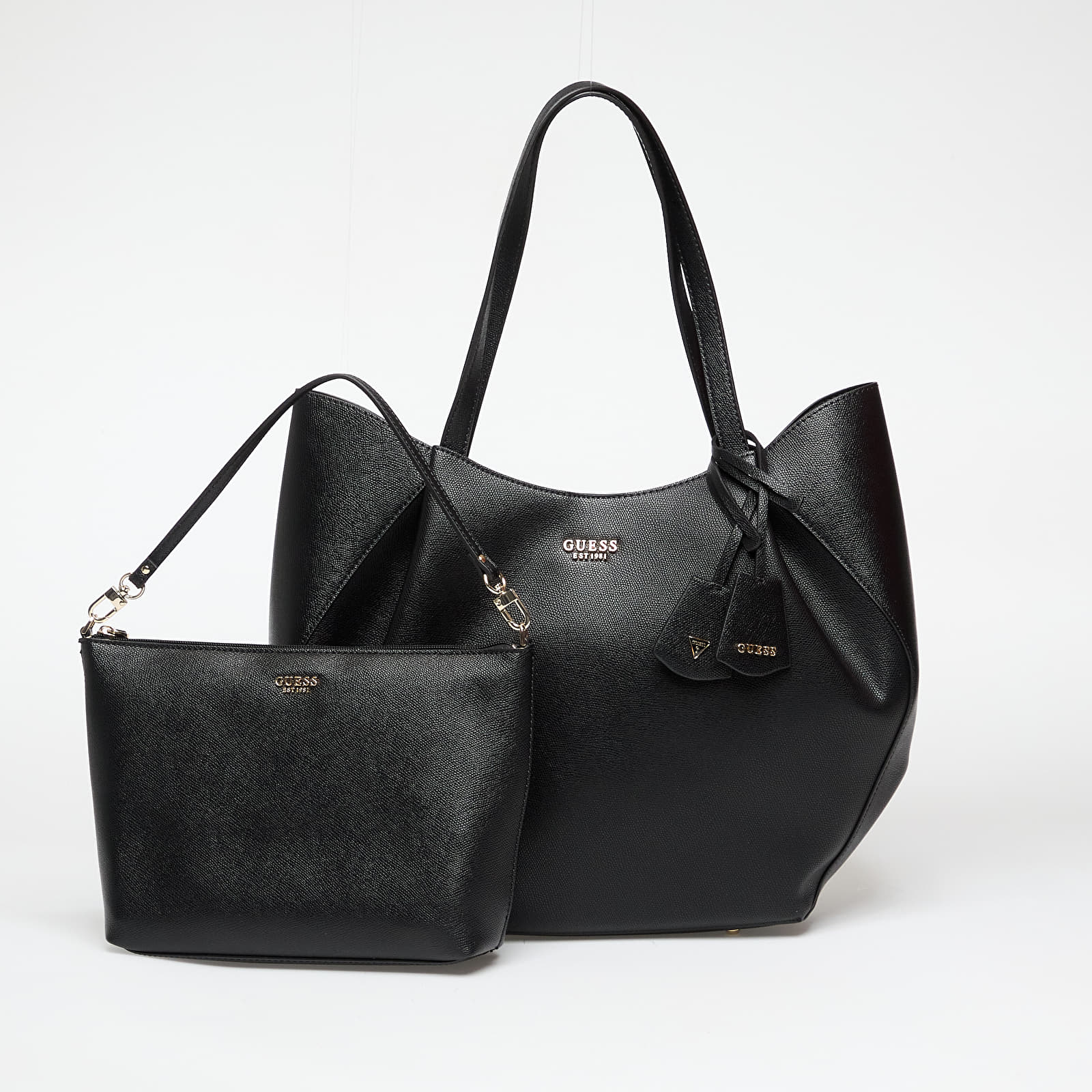 Kabelky GUESS Amorette 2 In 1 Tote Black