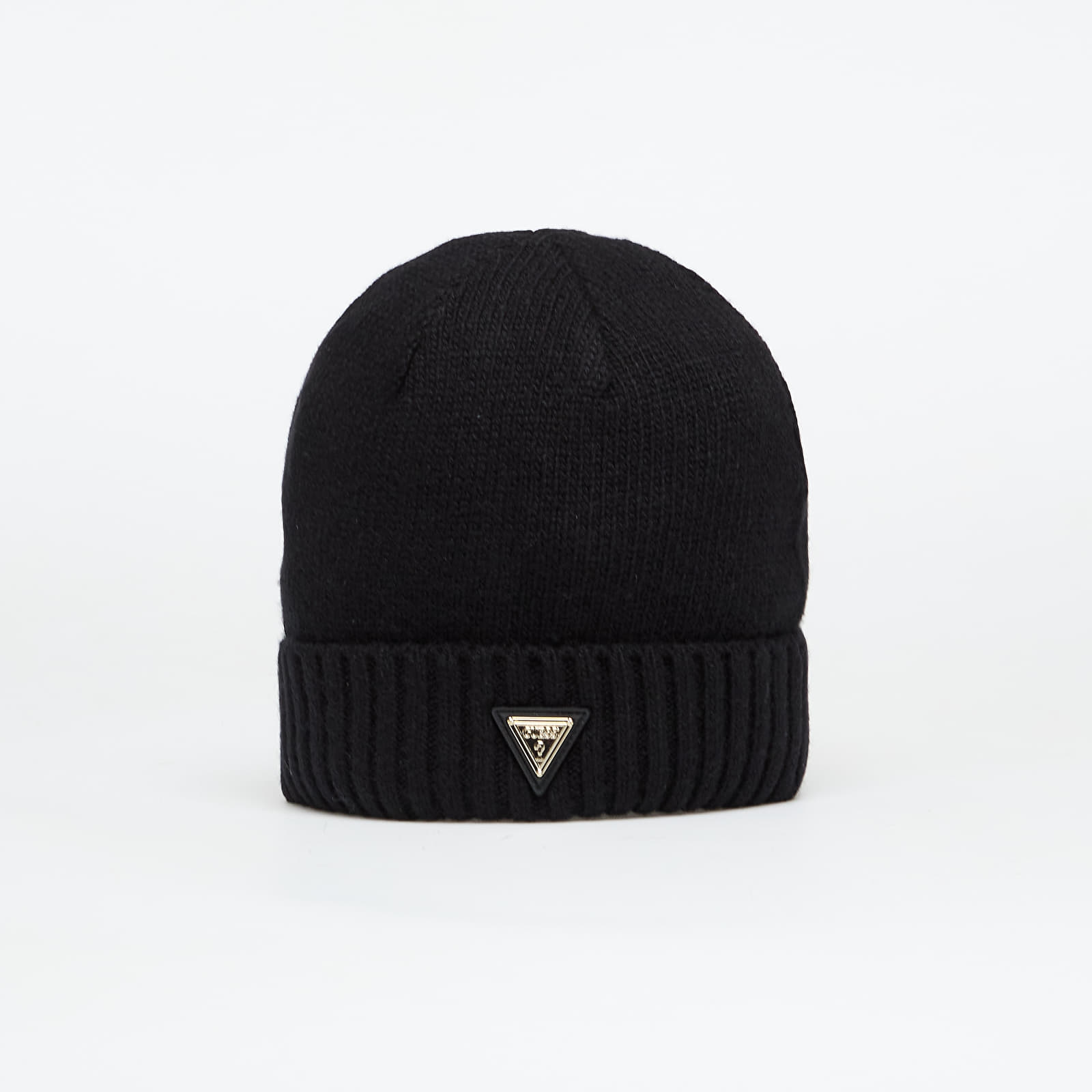 Čepice GUESS Beanie Sweater Black