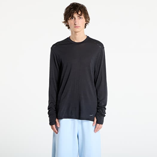 Tričko Nike Run Wool Men's Dri-FIT ADV Long-Sleeve Running Top Black/ Anthracite