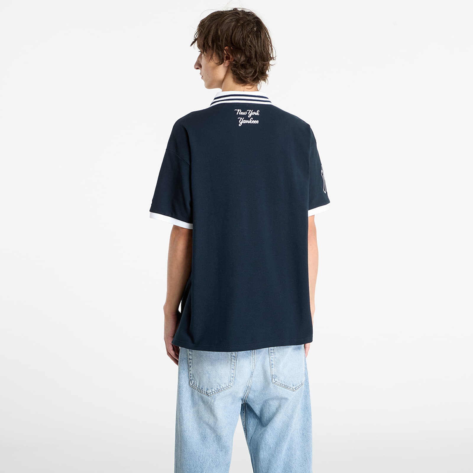 Pánská trička New Era MLB Graphic Polo New York Yankees UNISEX Navy