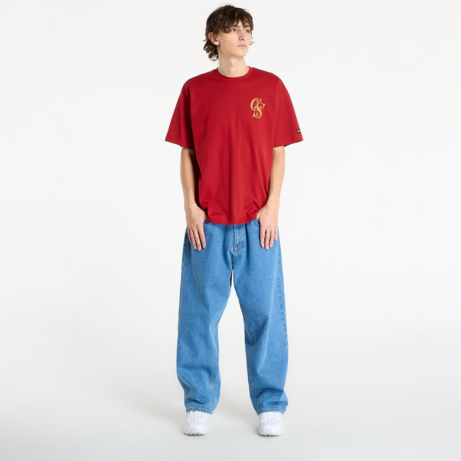 T-shirts för män Columbia CSC™ Heritage Graphic Tee Red Dahlia Heritage Mini