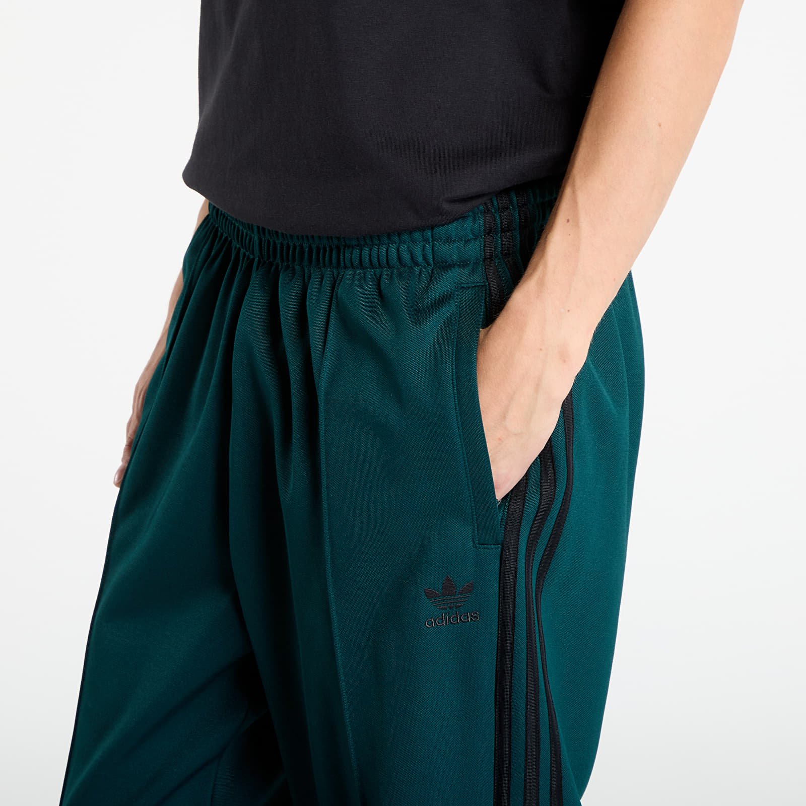 Ανδρικά παντελόνια adidas Adicolor Baggy Fit Firebird Track Pants Aurora Ivy/ Black