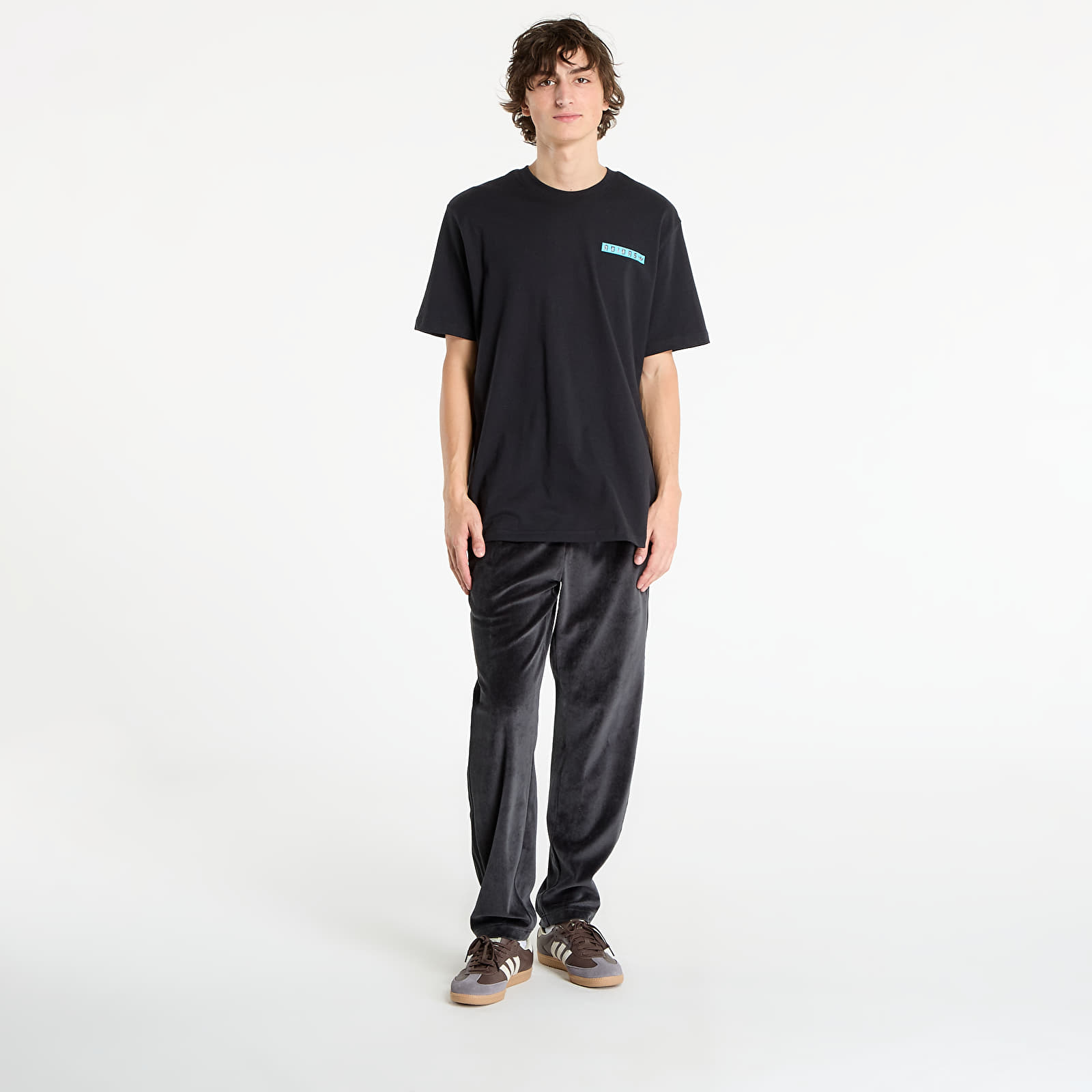 Pantalons homme adidas SST Adicolor Velour Track Pants Black
