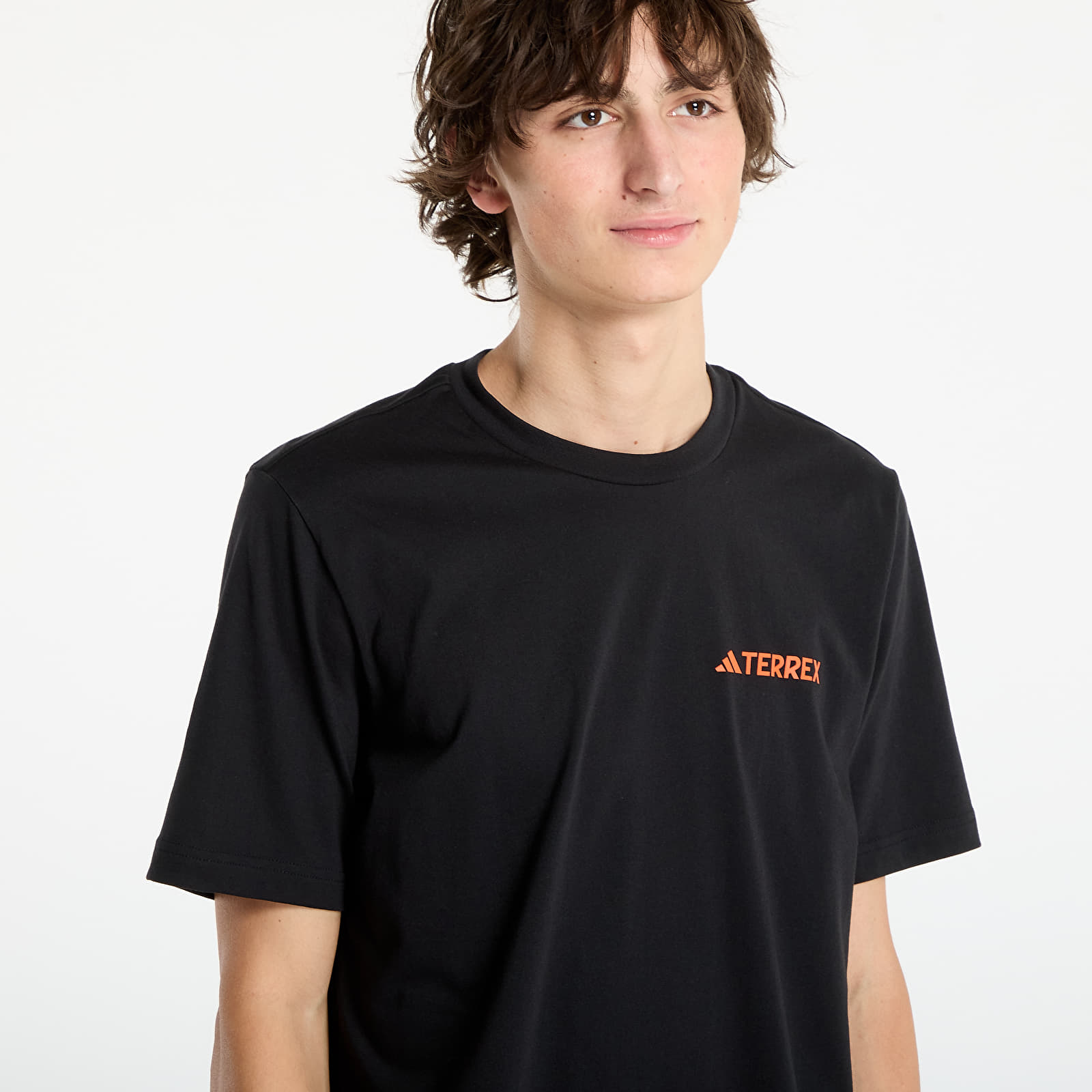 T-shirts til mænd adidas Terrex Graphic T-Shirt Black/ Black