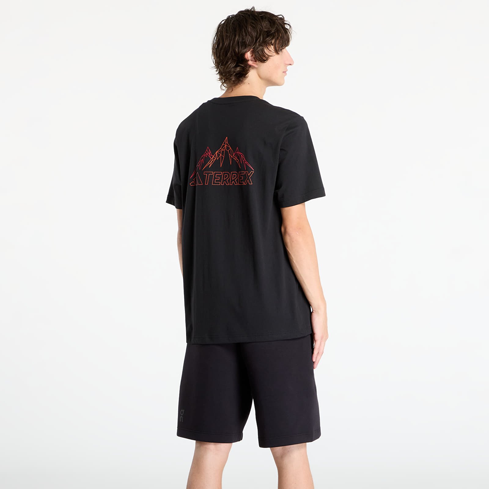 T-shirts til mænd adidas Terrex Graphic T-Shirt Black/ Black