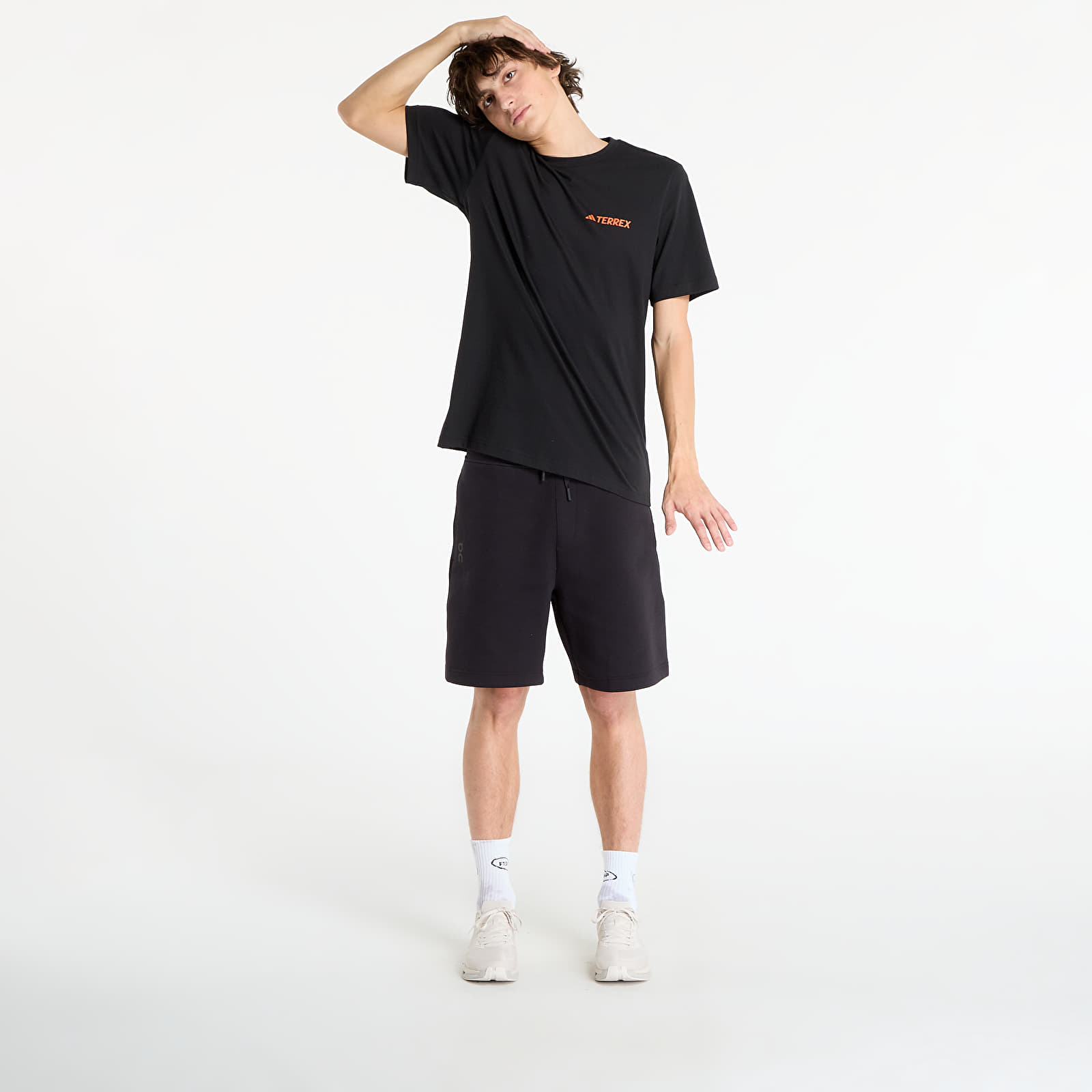 T-shirts til mænd adidas Terrex Graphic T-Shirt Black/ Black
