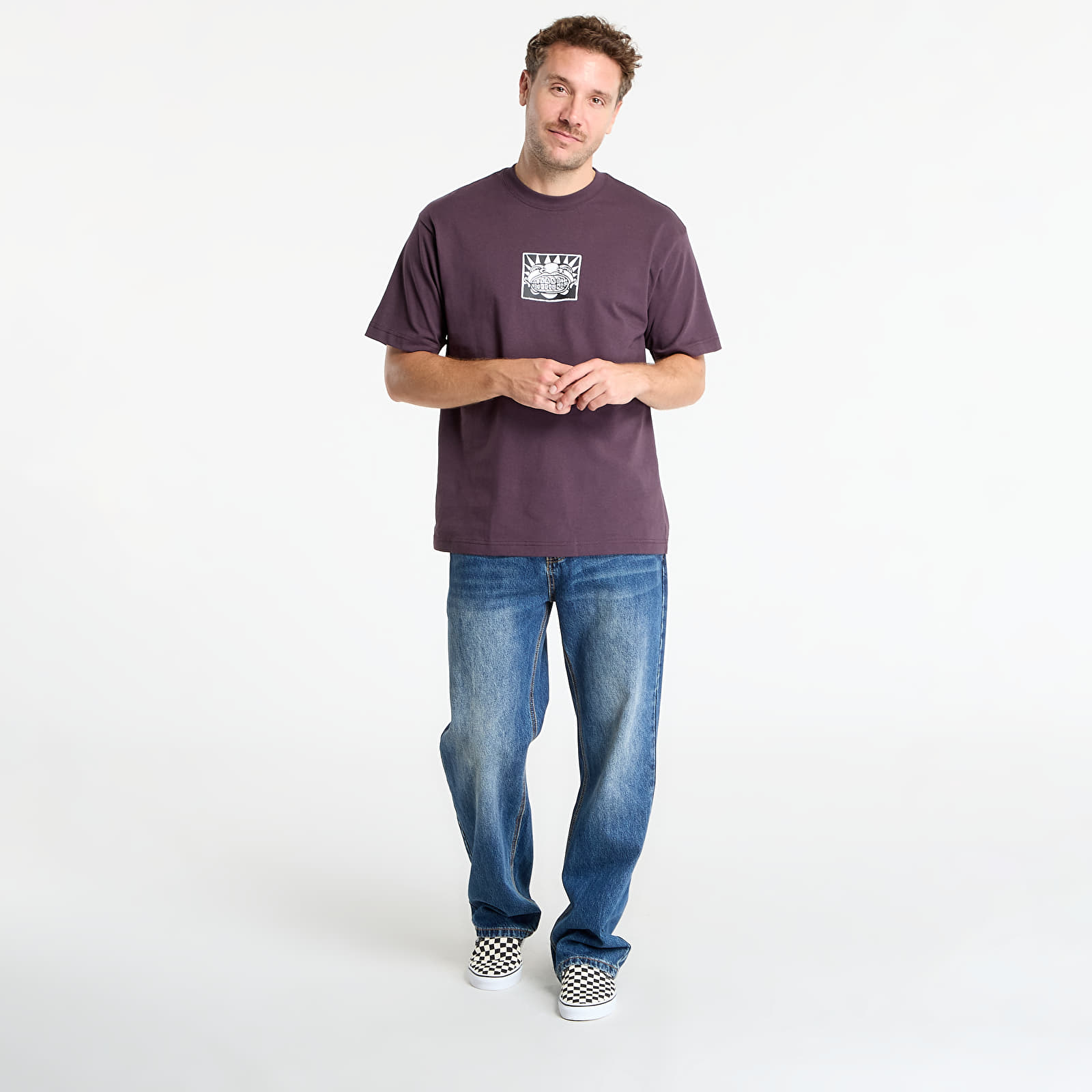 T-shirts Vans Mouf Loose SS Tee Dark Port