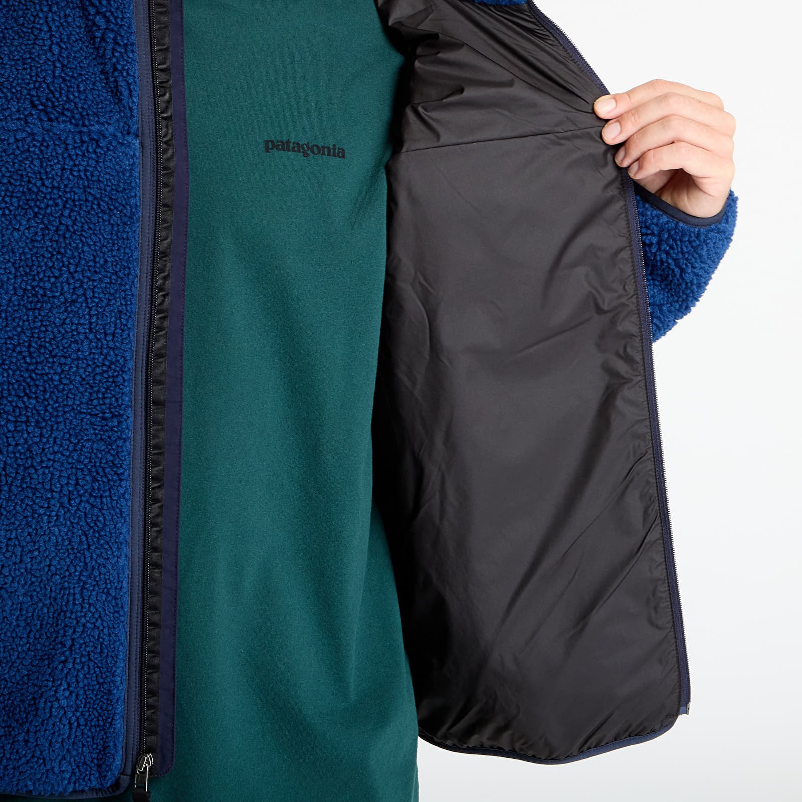 Jakas Patagonia M's Classic Retro-X Jacket Clement Blue