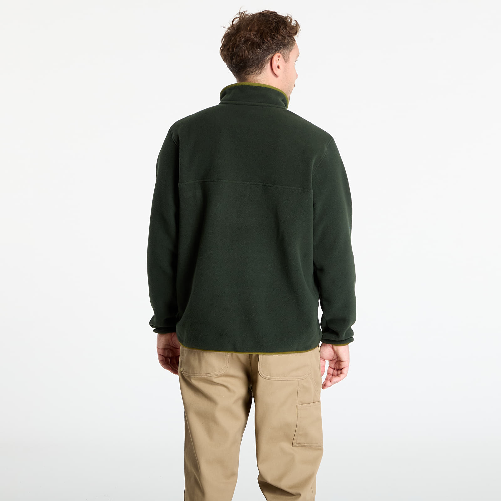 Mikinas ar kapuci un sporta krekli Patagonia M's LW Synch Snap-T P/O Old Growth Green