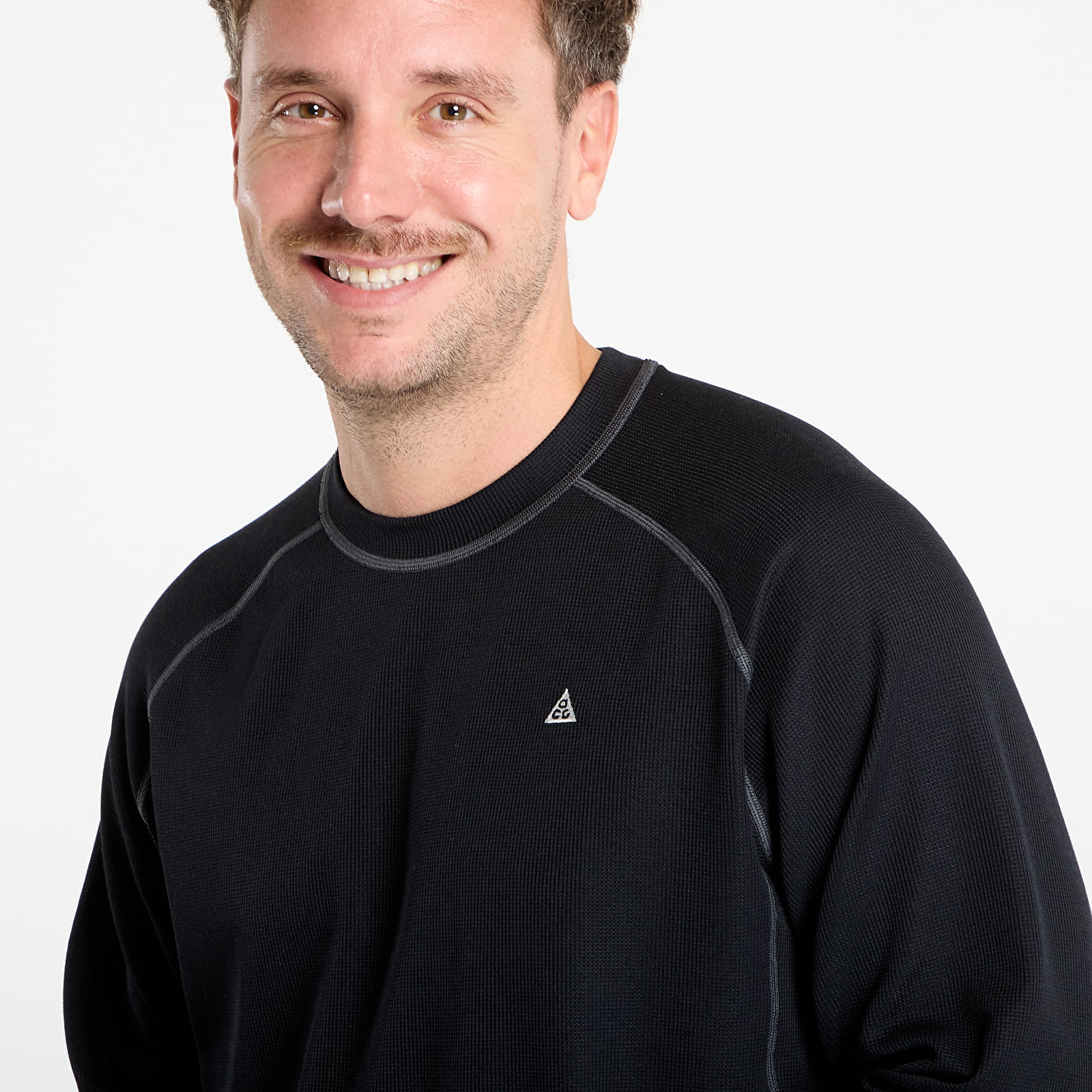 Pánske tričká Nike ACG "Chinati" Men's Dri-FIT ADV Long-Sleeve Top Black/ Anthracite/ Summit White