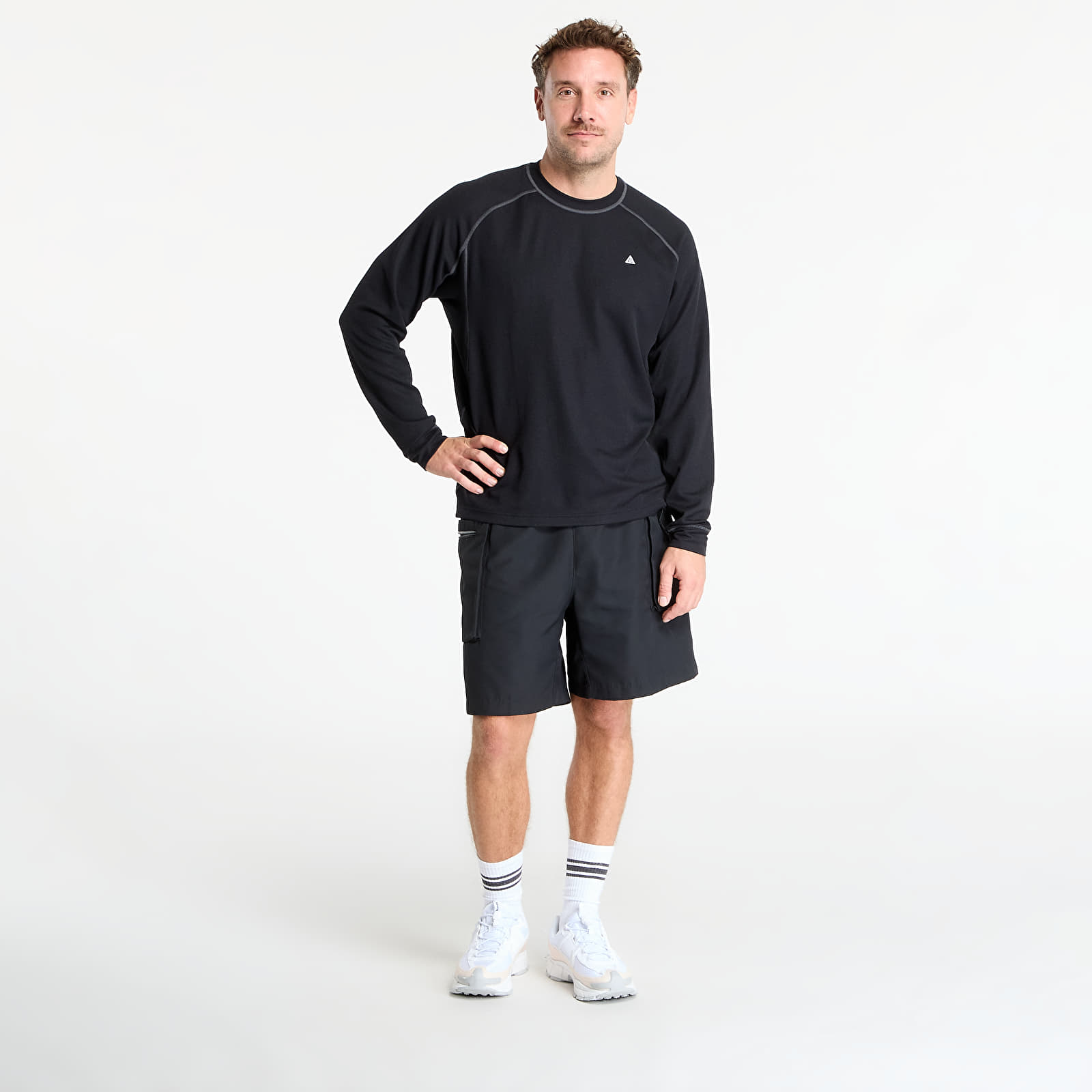 Pánske tričká Nike ACG "Chinati" Men's Dri-FIT ADV Long-Sleeve Top Black/ Anthracite/ Summit White