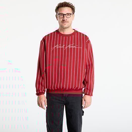 Sweatshirt Karl Kani Autograph Pinstripe Sweat Os Crewneck Red