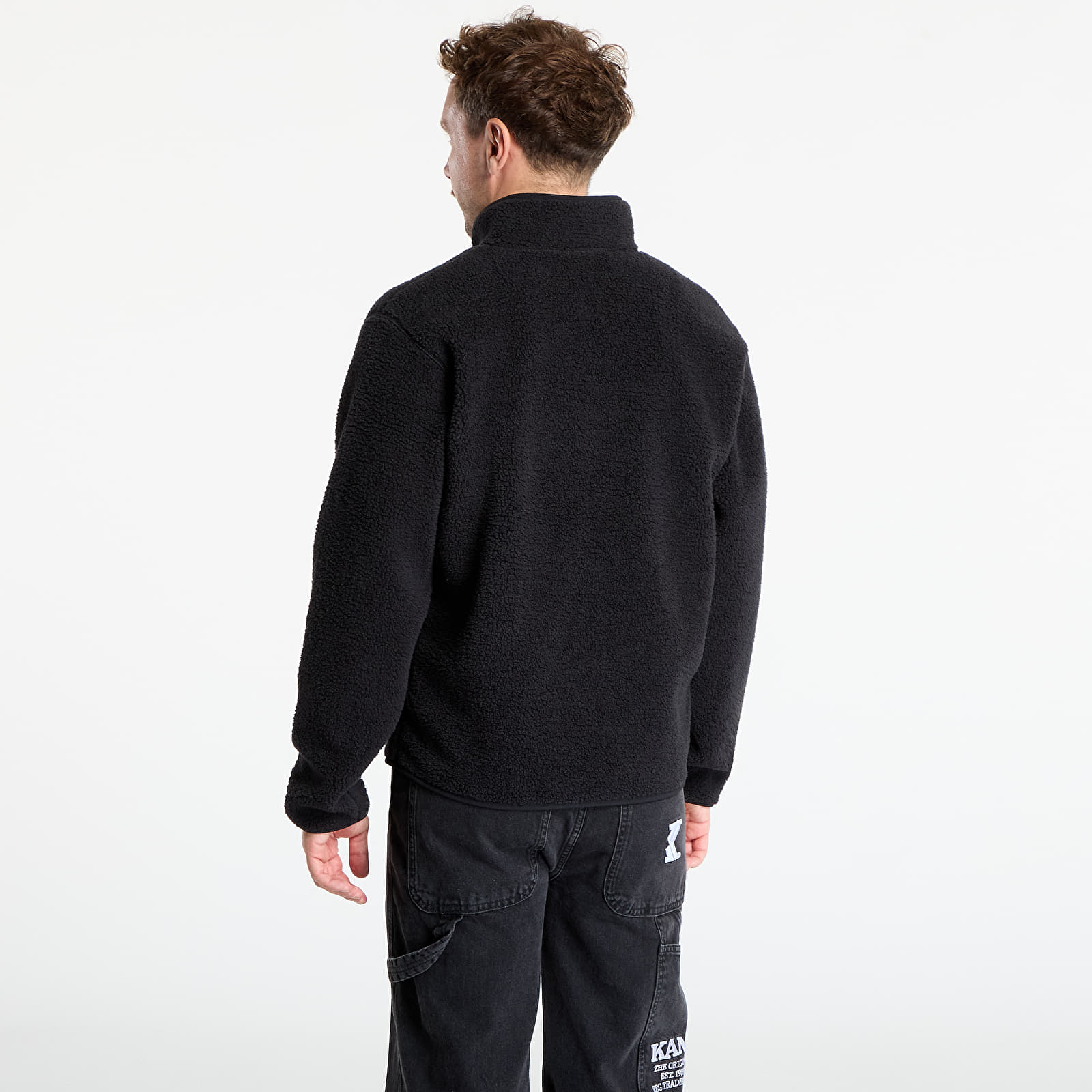 Φούτερ adidas Trefoil Essentials Teddy Fleece Black