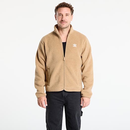 Sweatshirt adidas Trefoil Essentials Teddy Fleece Cardboard
