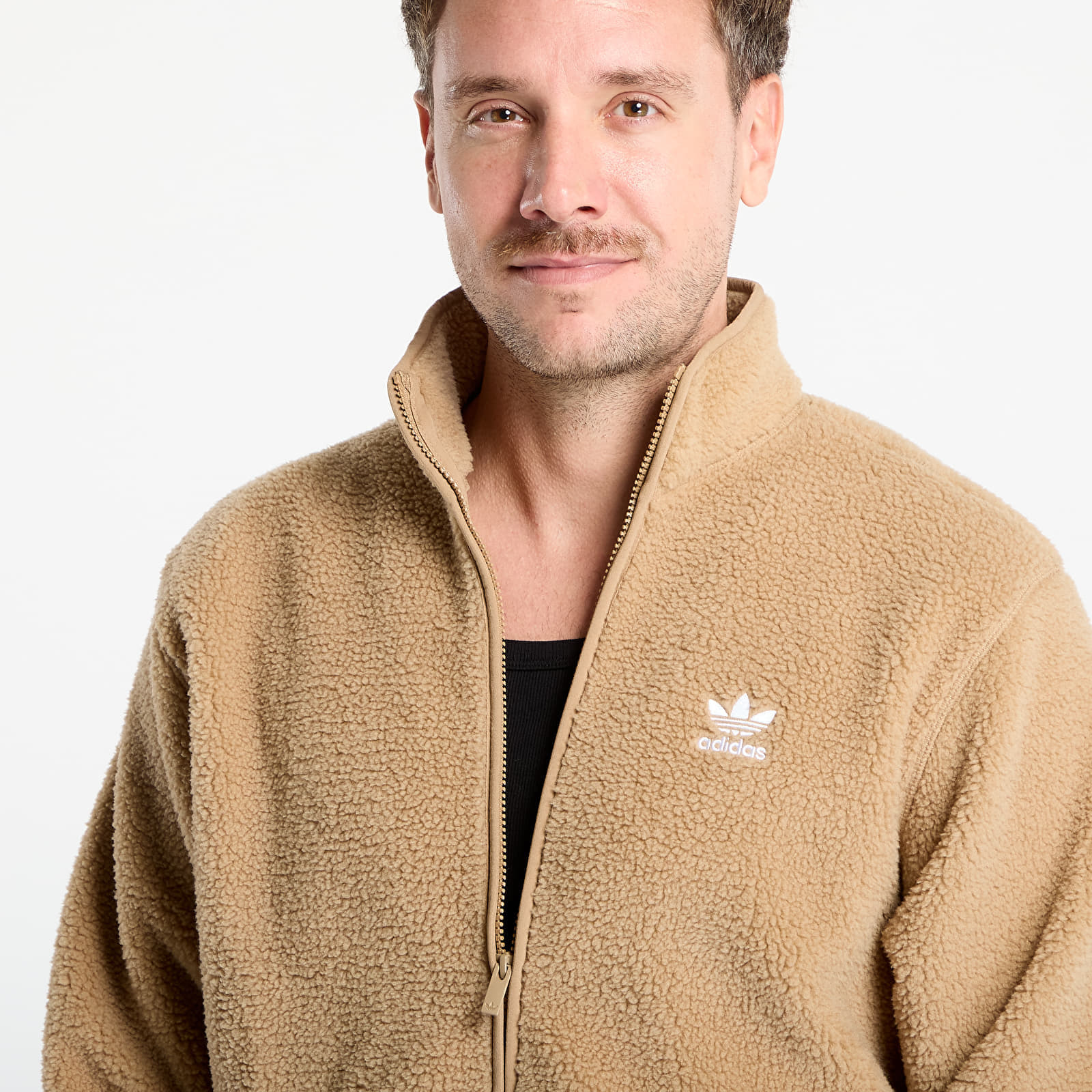 Φούτερ adidas Trefoil Essentials Teddy Fleece Cardboard XL