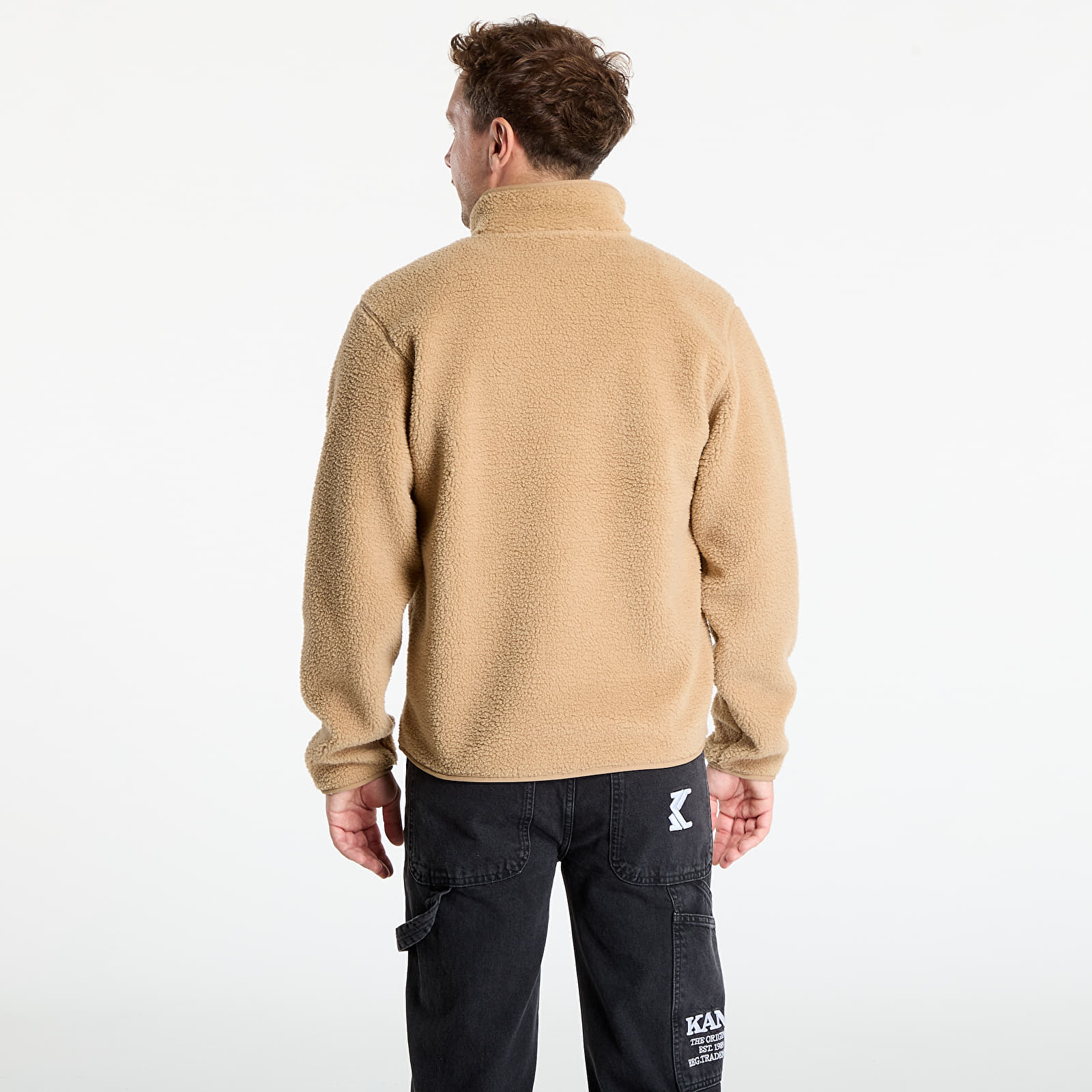 Φούτερ adidas Trefoil Essentials Teddy Fleece Cardboard