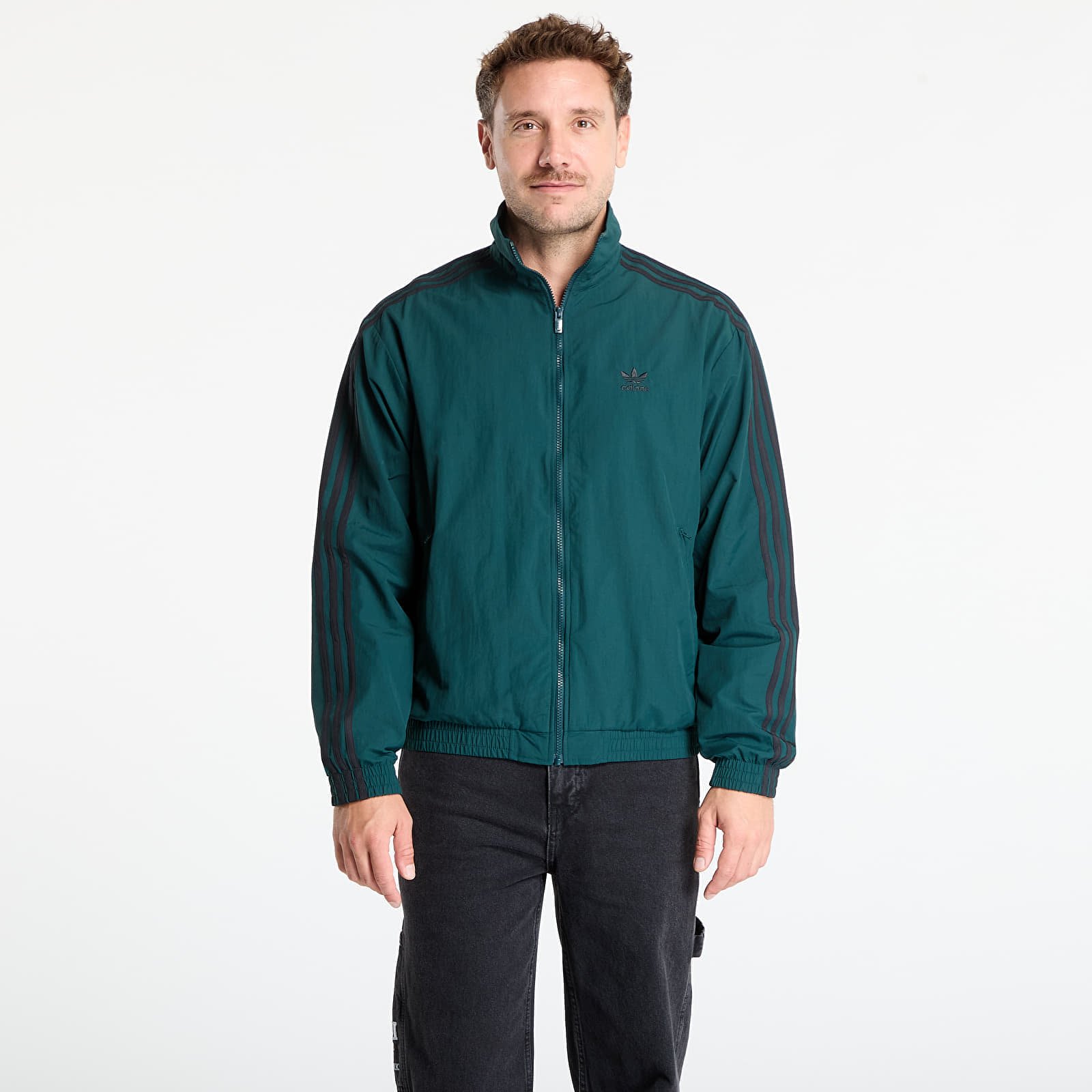 Jacket adidas Adicolor Woven Firebird Track Top Aurora Ivy/ Black XL