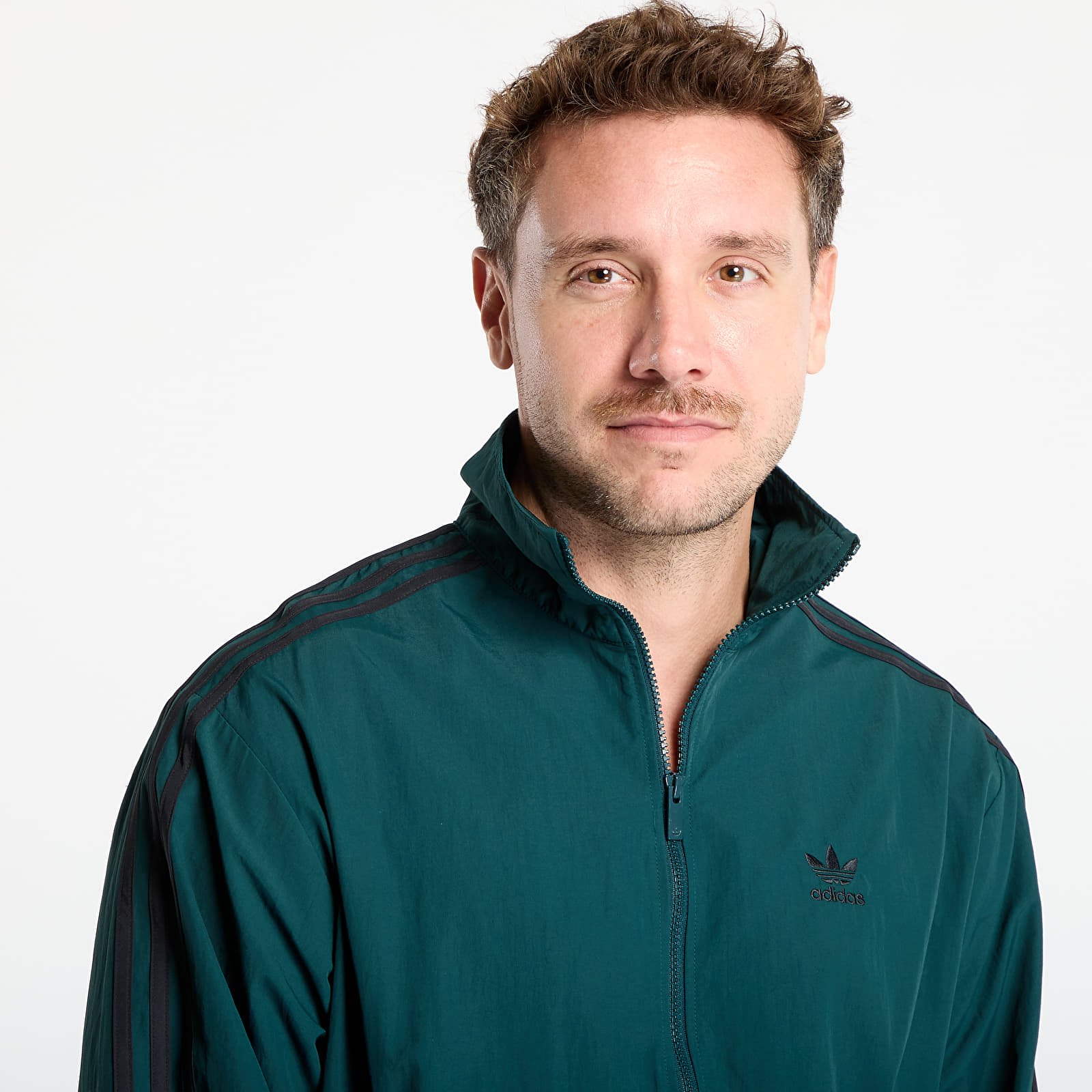 Vīriešu jakas adidas Adicolor Woven Firebird Track Top Aurora Ivy/ Black