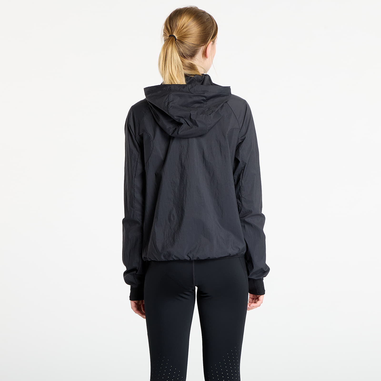 Γυναικεία σακάκια Nike Trail Women's Repel Running Jacket Black/ White/ Black