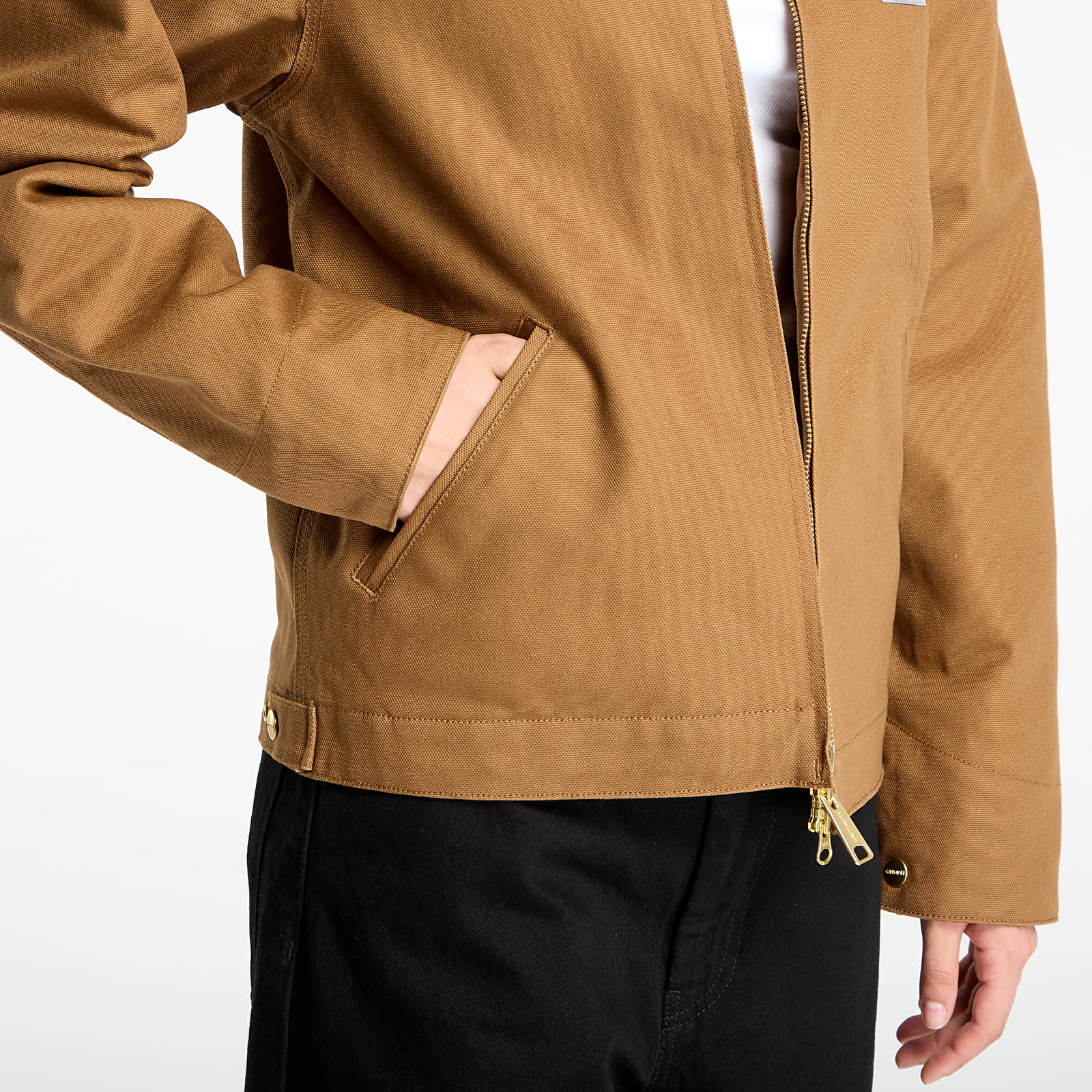 Men's jackets Carhartt WIP Detroit Jacket (Winter) UNISEX Hamilton Brown/ Tobacco Rigid