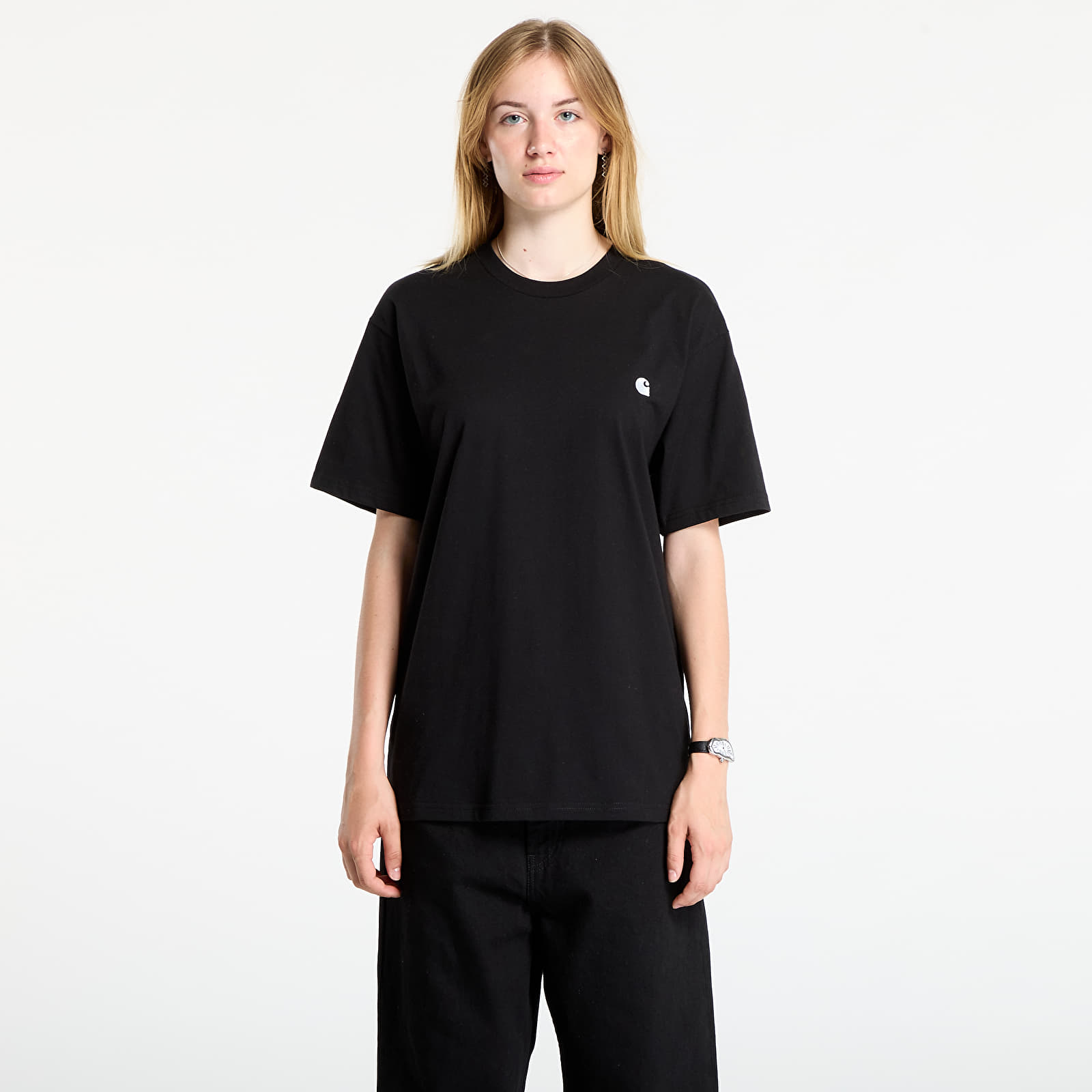 Meeste T-särgid Carhartt WIP S/S Madison T-Shirt UNISEX Black/ Wax