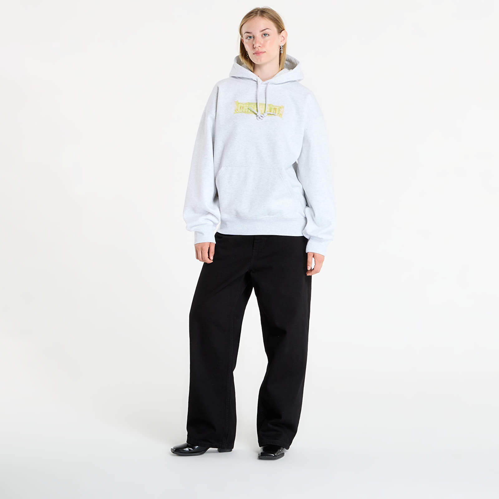 Sweatshirts för män Carhartt WIP Hooded Electric Boogie Sweat UNISEX Ash Heather