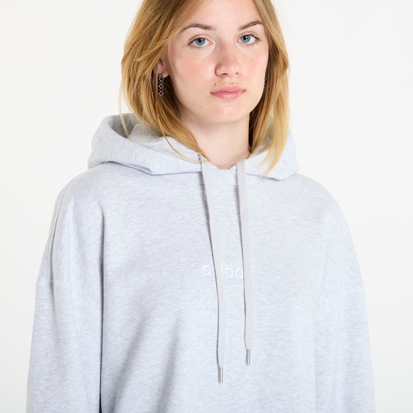 Pánské mikiny adidas x OG LA Santa Monica Hoodie Light Grey Heather
