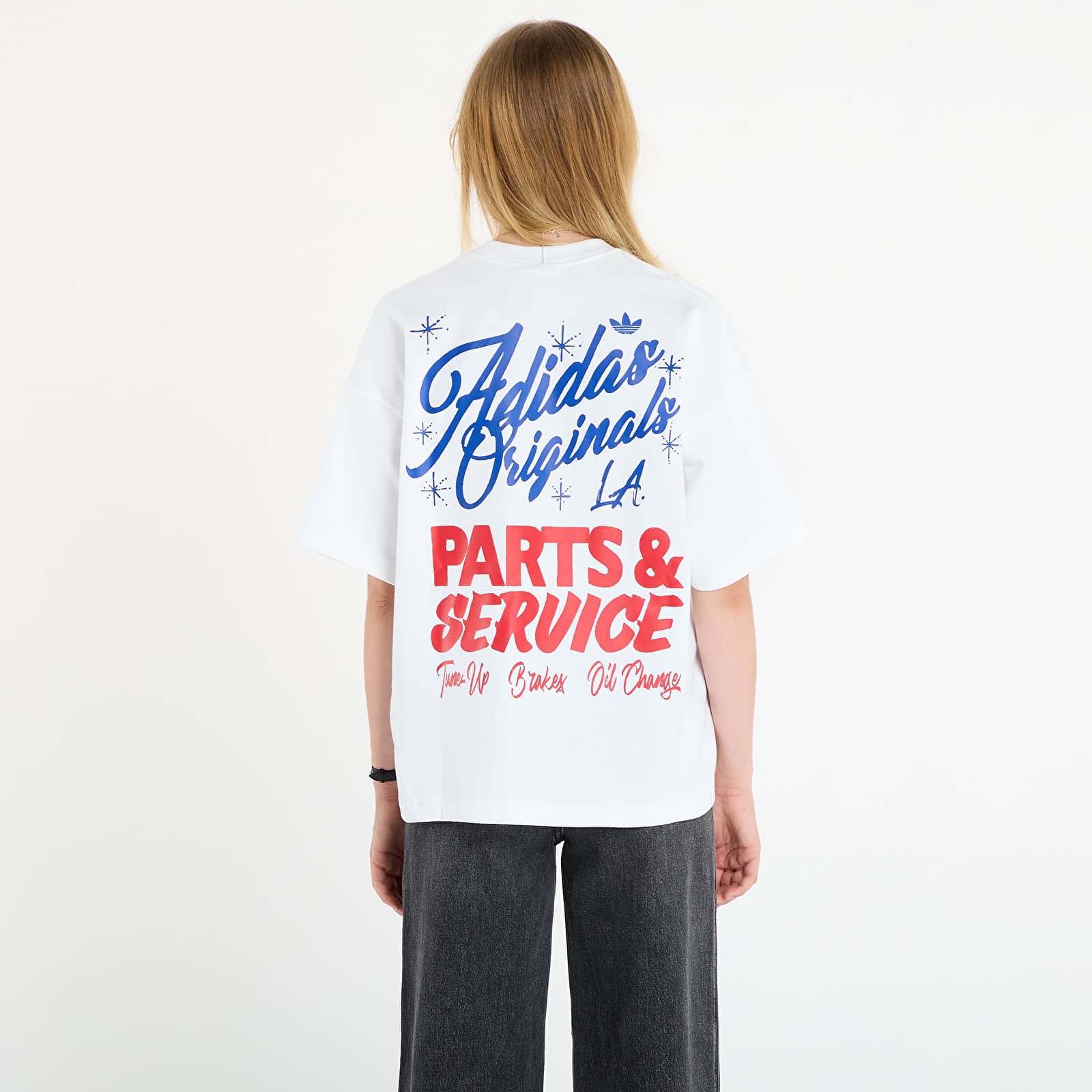 Ανδρικά μπλουζάκια adidas x OG LA Wilshire SS T-Shirt White