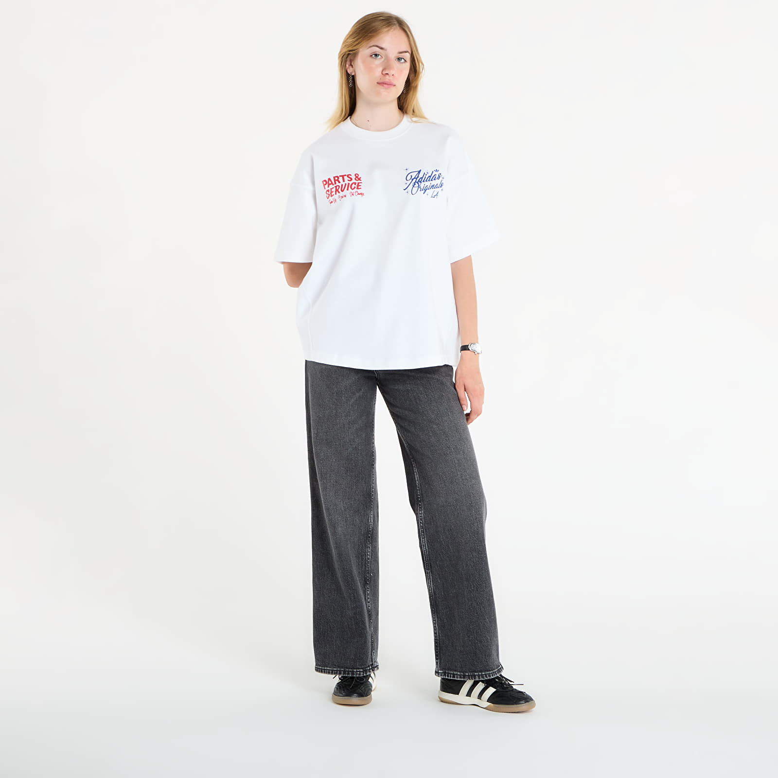Ανδρικά μπλουζάκια adidas x OG LA Wilshire SS T-Shirt White