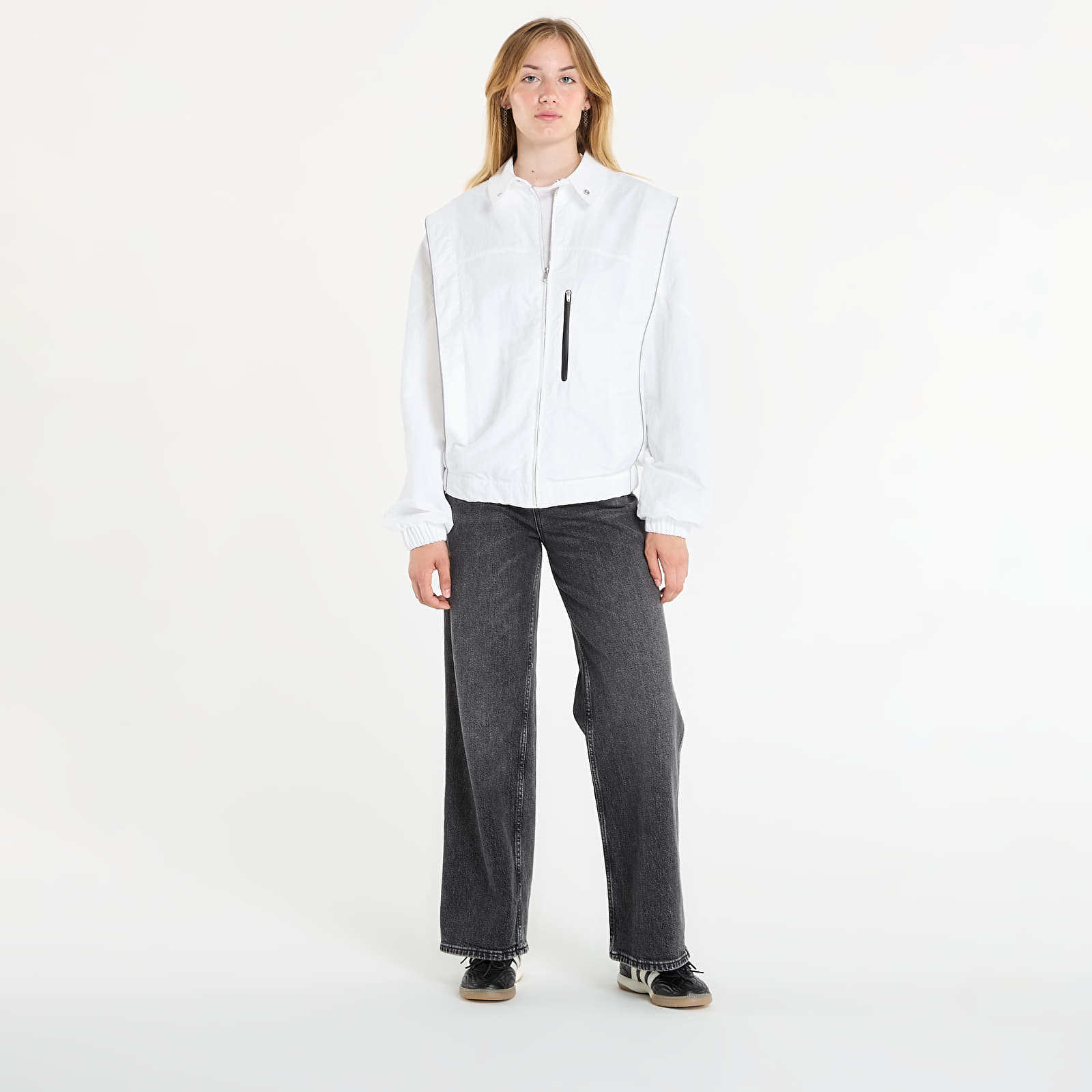 Herren-Windjacken adidas x OG LA Venice Wind Jacket White